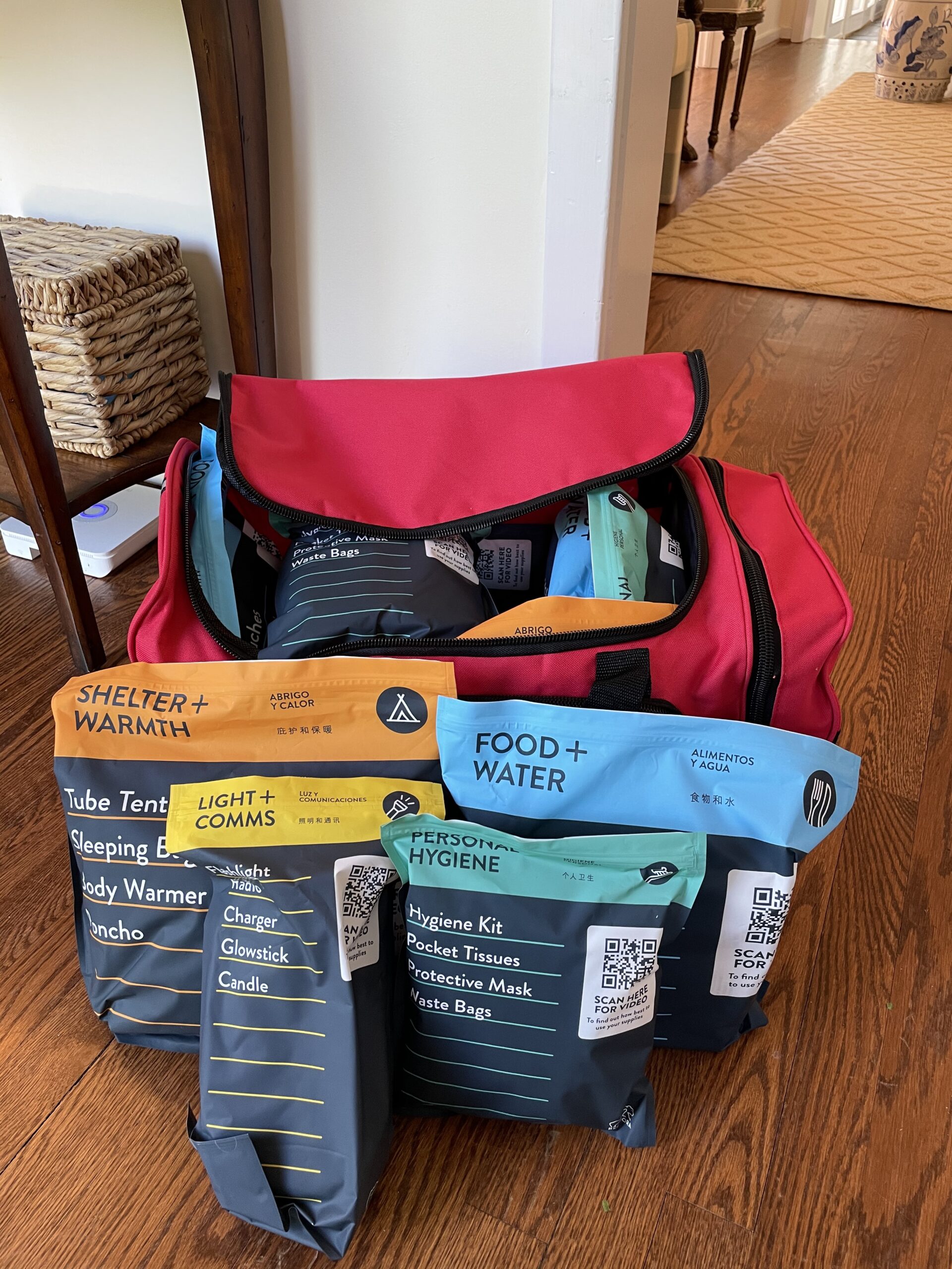 Complete Earthquake Bag - 3 Day Emergency kit for Earthquakes, Hurricanes, Wildfires, Floods + Other disasters customer photo 2
