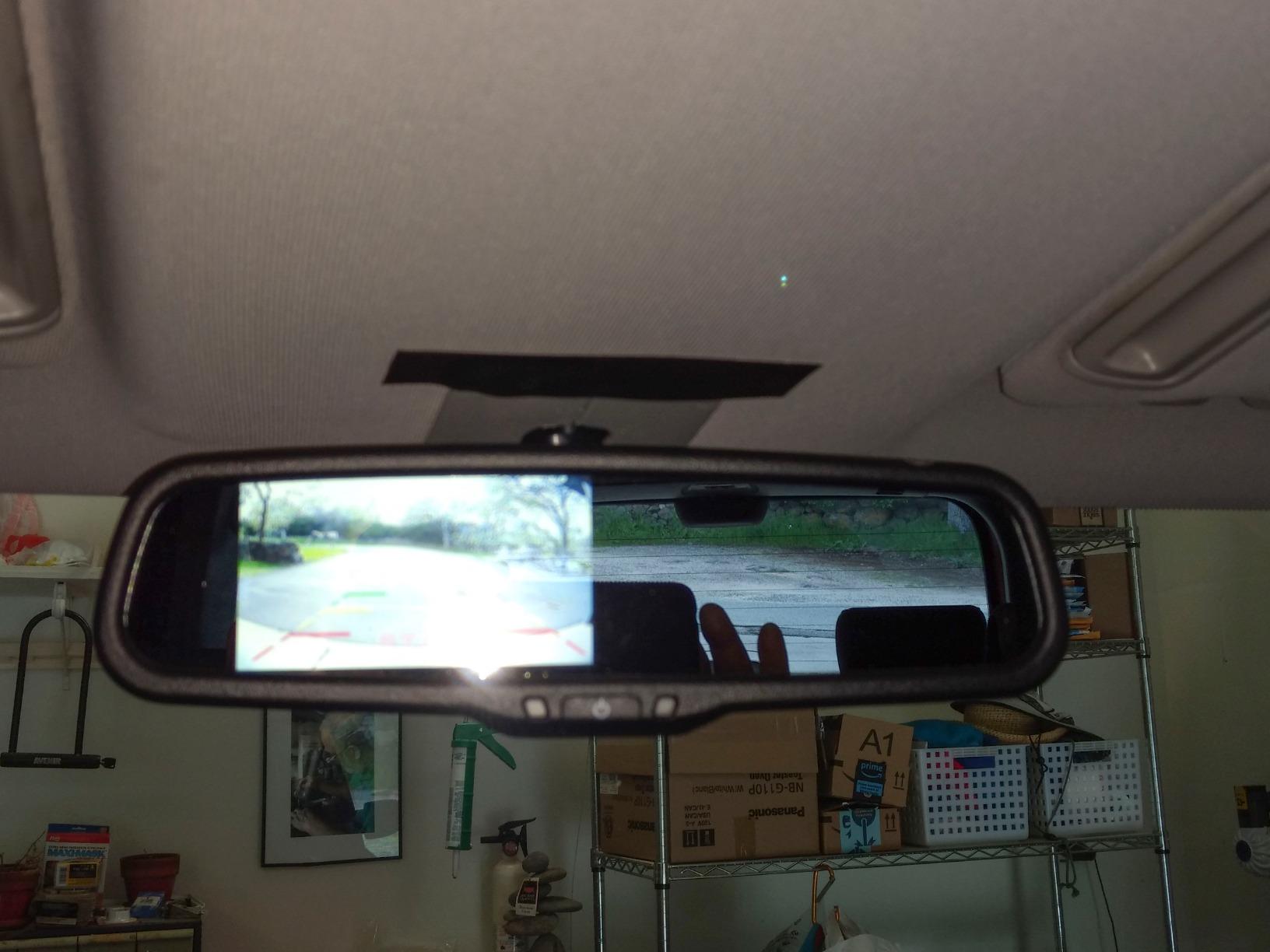 Rear View Mirror Camera with 4.3