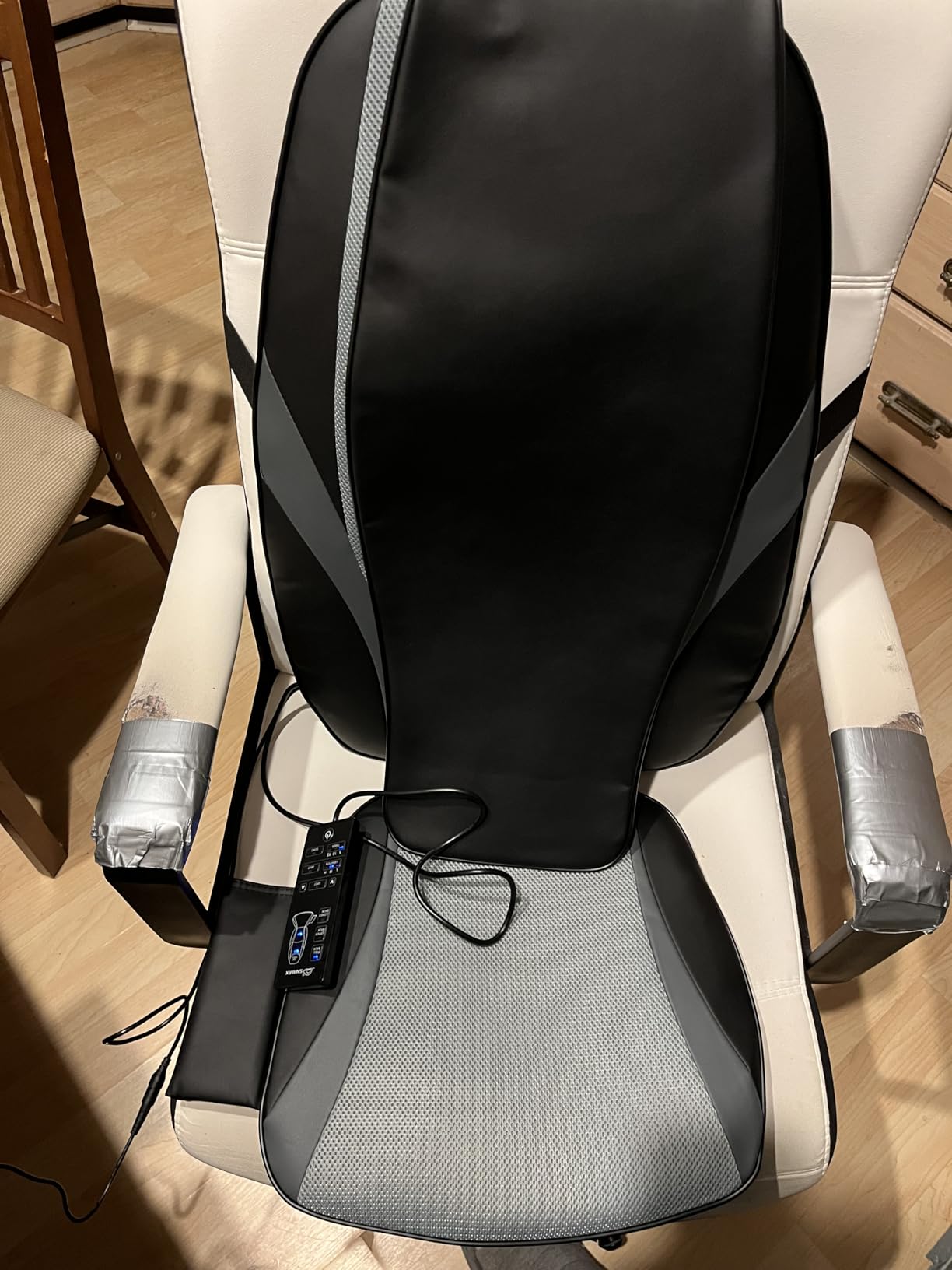 Snailax Shiatsu Back Massager with Heat, Massage Chair Pad Gift for Her Him customer photo 2