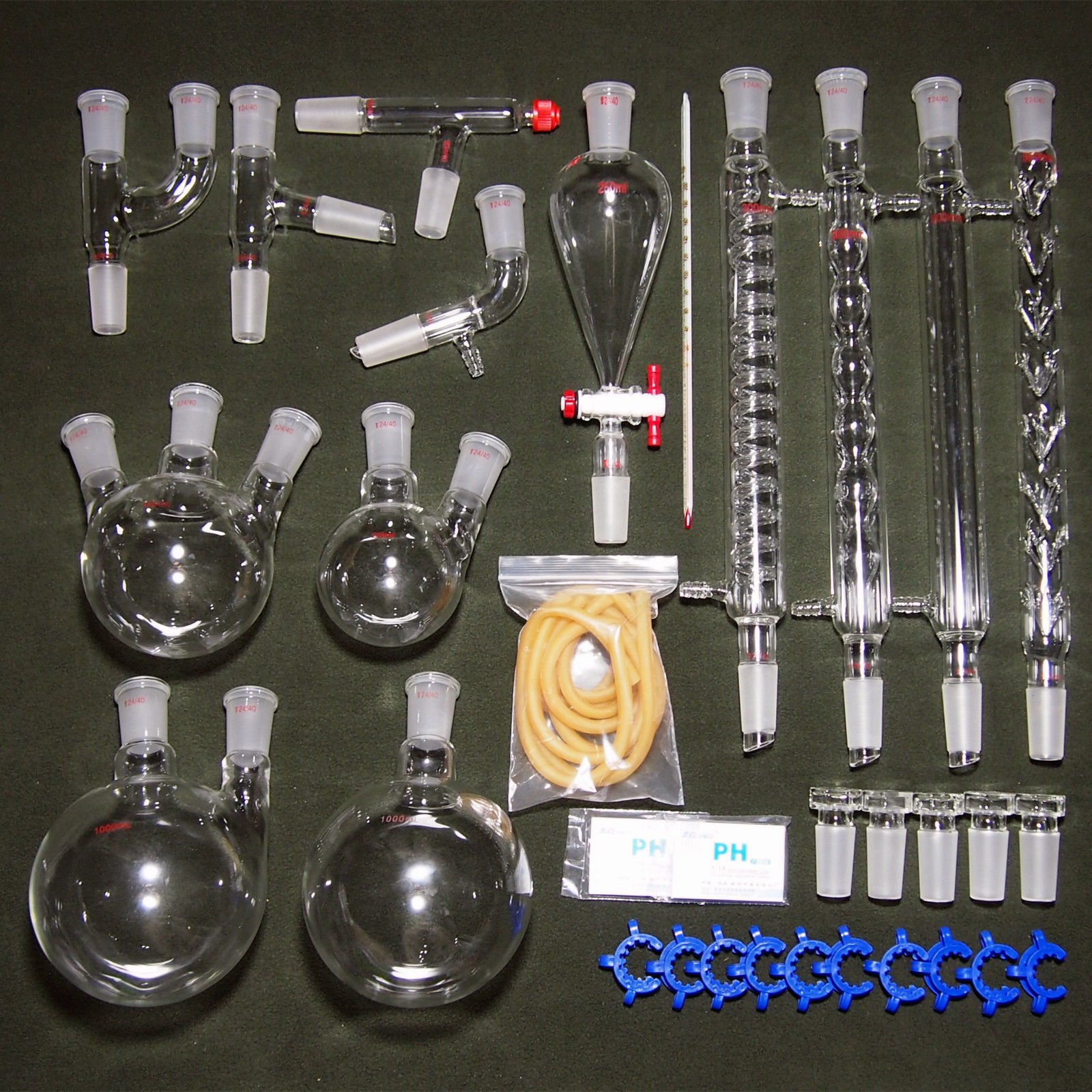 24/40,New Organic Laboratory Glassware Kit,32 PCS,Lab Unit,Chemistry Set customer photo 1