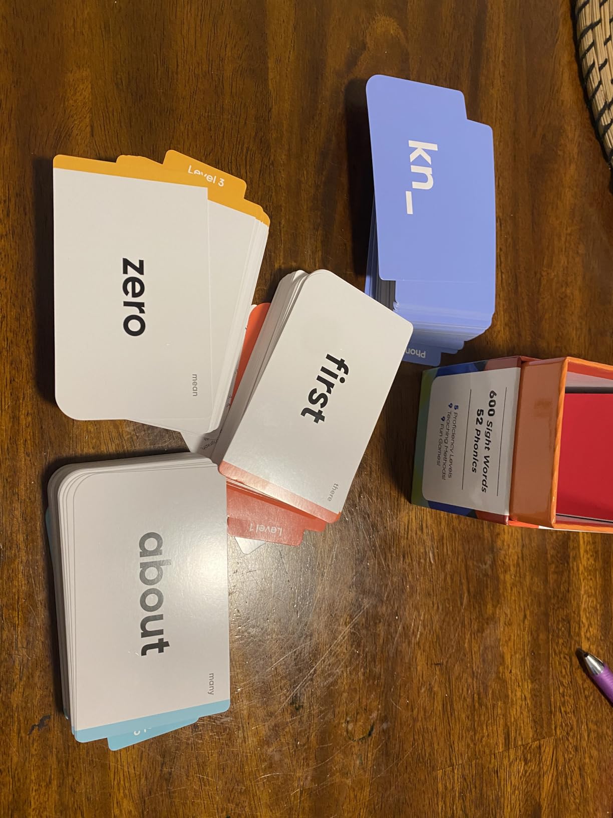 Award-Winning Sight Words Flash Cards - 520 High Frequency Words for Kids Ages 3-9 - Dolch & Fry List - Learn to Read for Preschool, Kindergarten, 1st, 2nd & 3rd Grade - Homeschool & Classroom Set customer photo 1