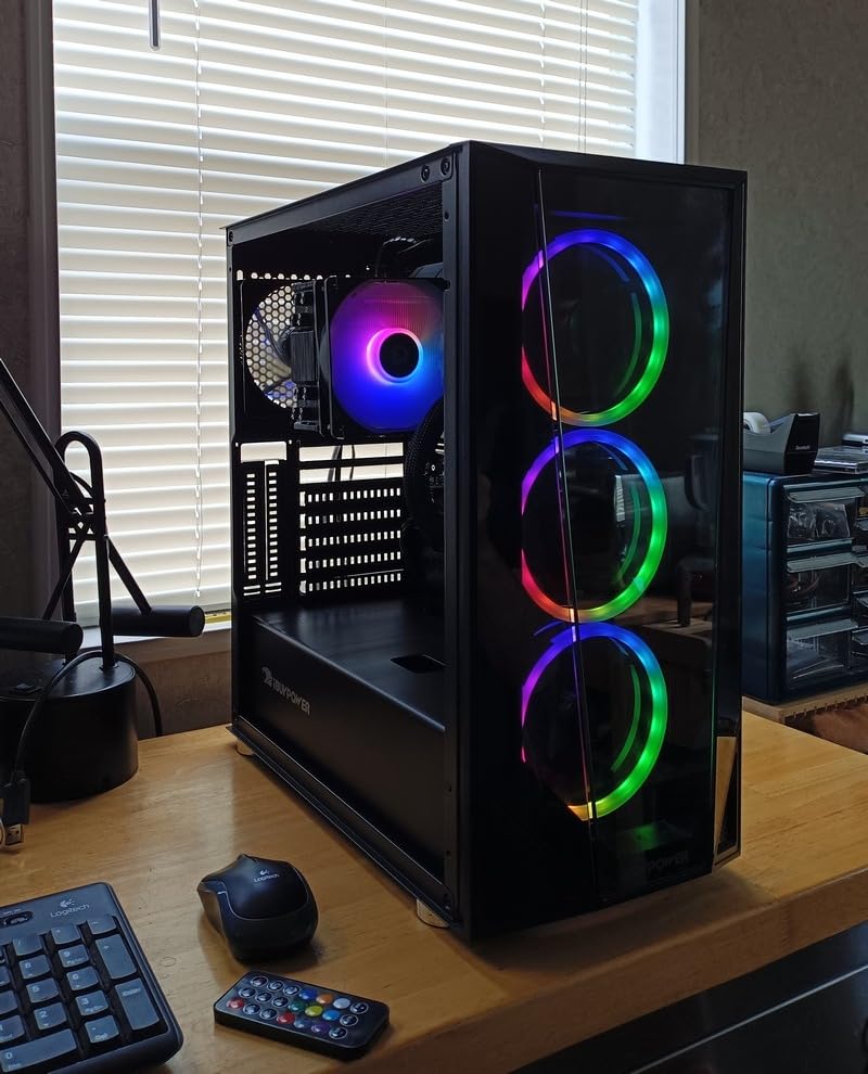 upHere 120mm RGB Case Fan Quiet Edition High Airflow LED Case Fan for PC Cases-3 Pack customer photo 2