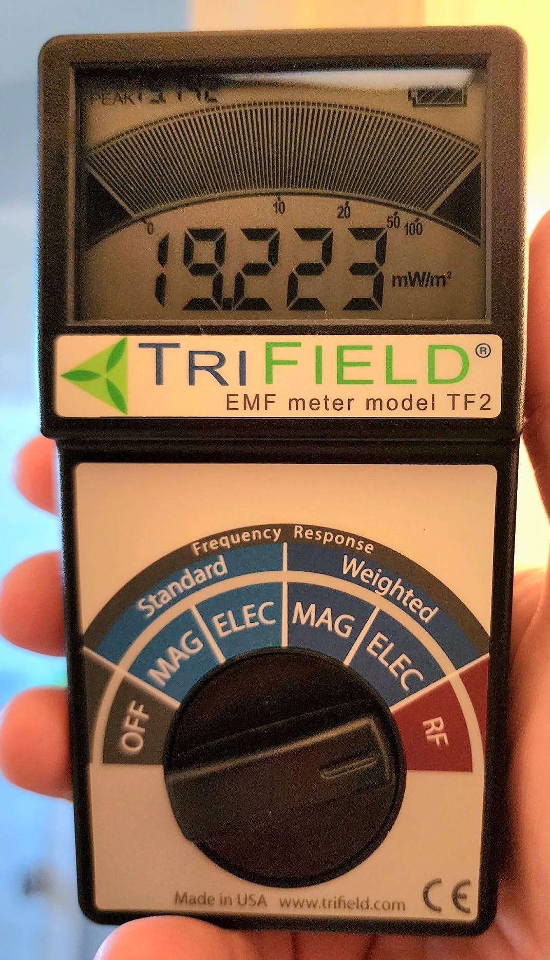 EMF Meter Model TF2 - Made in USA - Handheld EMF Detector for Magnetic/Electric/Radio Fields with Unlimited Free Support customer photo 2