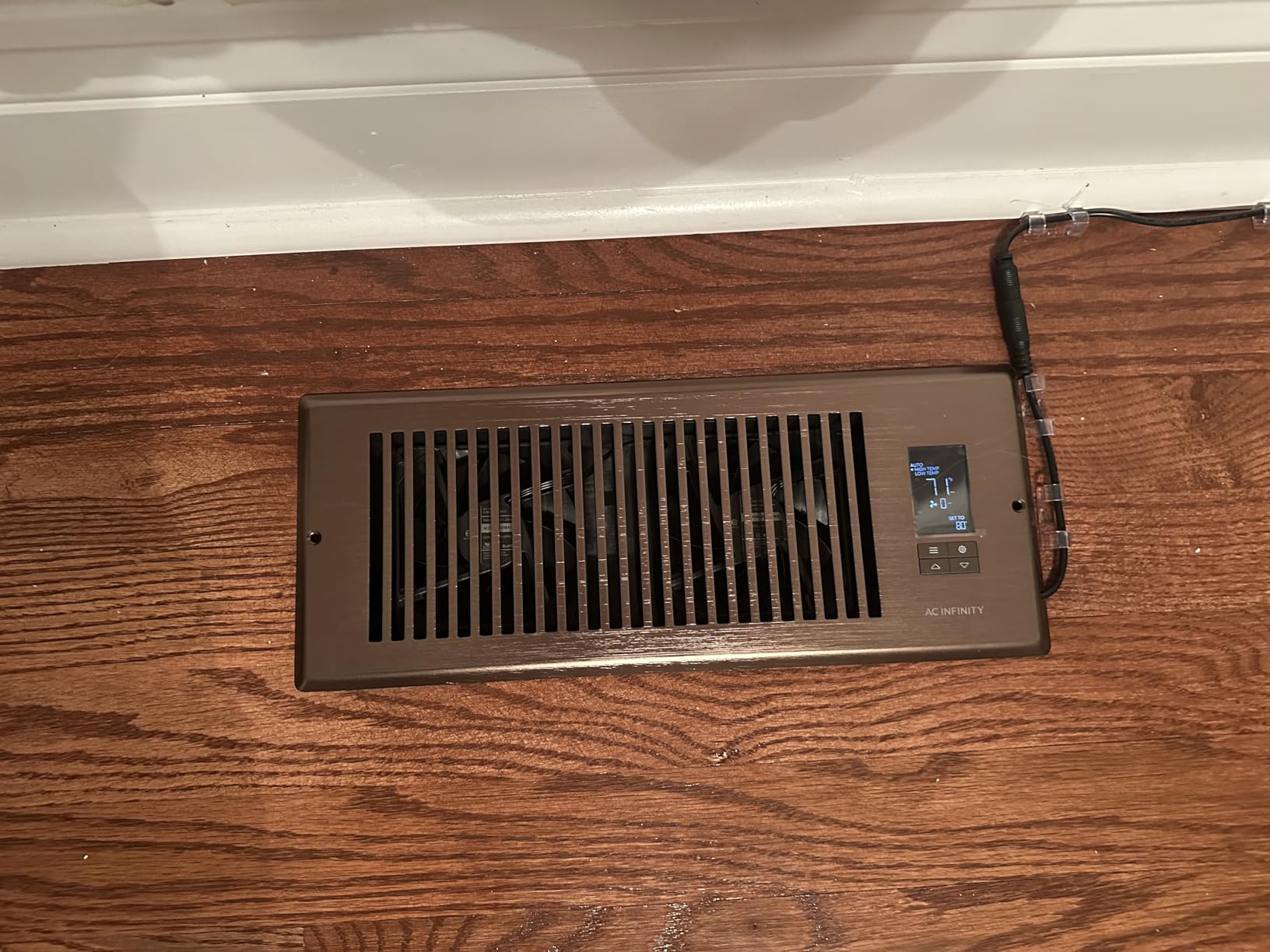 AC Infinity AIRTAP T4 Bronze, Register Booster Fan for 4 x 10 Register Holes, Improves Heating & Cooling Vents, Quiet 10-Speeds, Bluetooth App Control Data Alerts customer photo 2