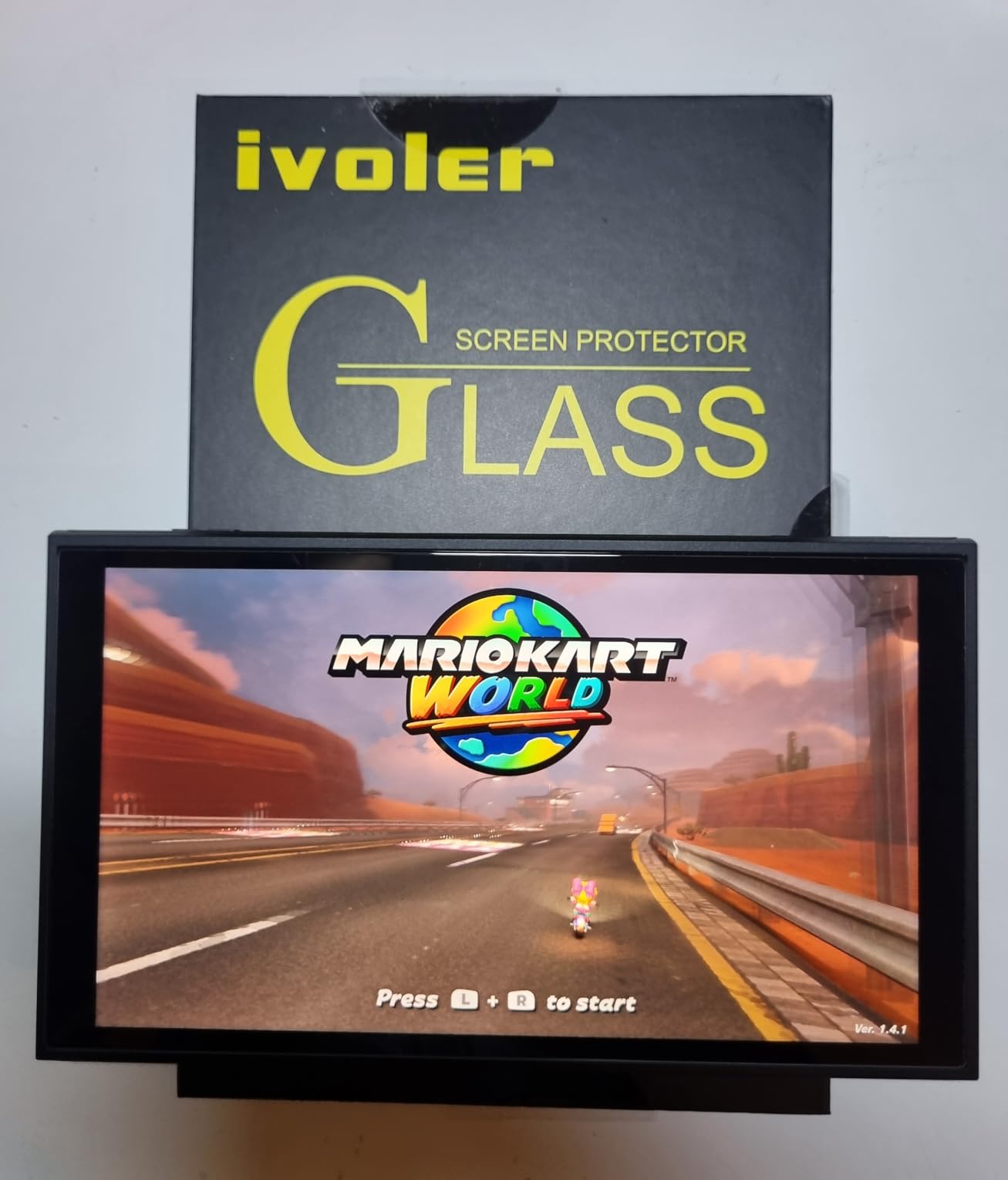 ivoler [3 Pack] Screen Protector Tempered Glass for Nintendo Switch customer photo 1