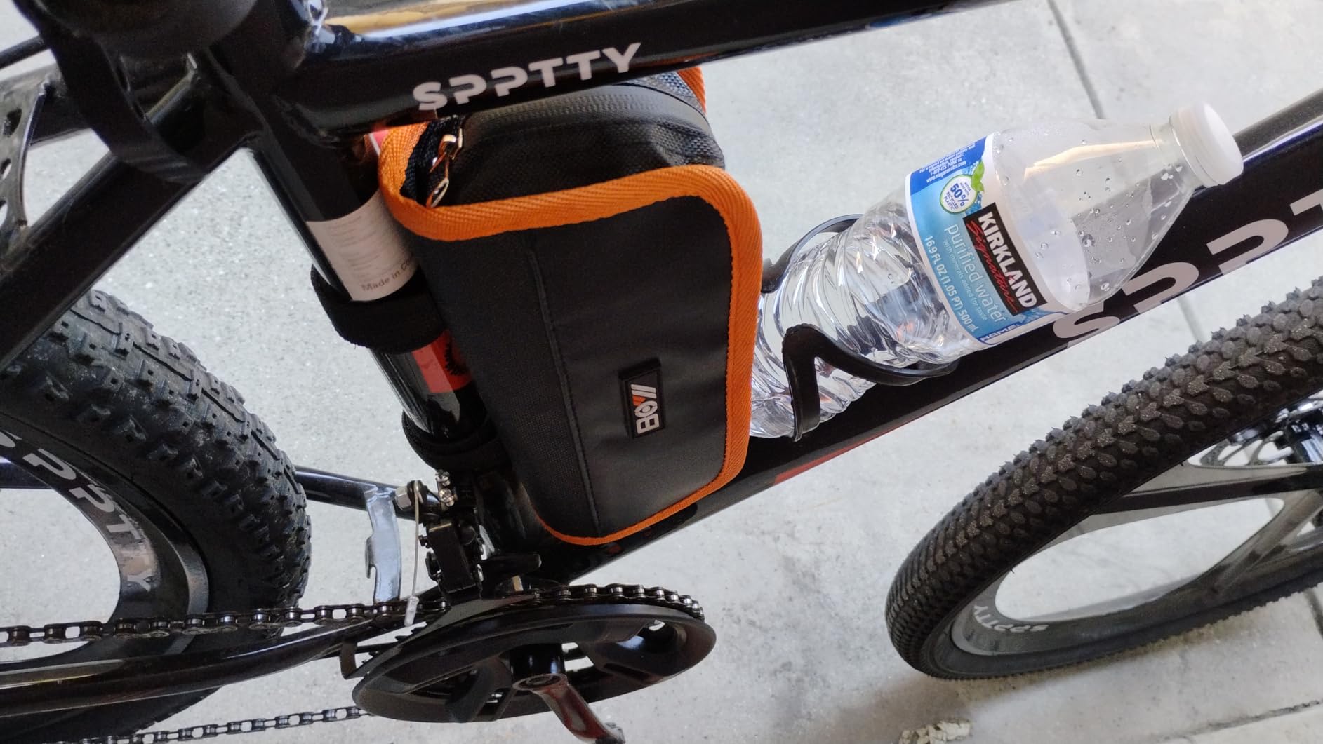 Bicycle Repair Bag With Tire Pump, Portable Tool Kit for Camping Travel - Bike Glueless Patches, Maintenance Essentials All in One Safety Kit customer photo 1
