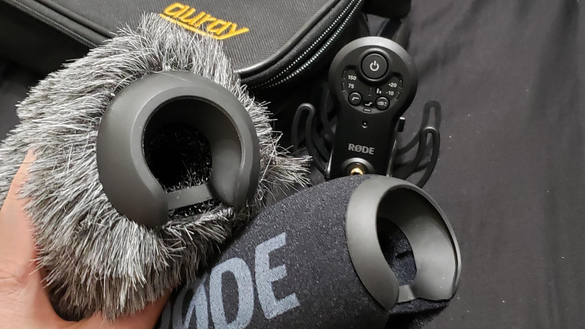 RØDE DeadCat VMP+ Windshield for VideoMic Pro+ Artificial Fur Wind Shield Furry Cover,Grey customer photo 2