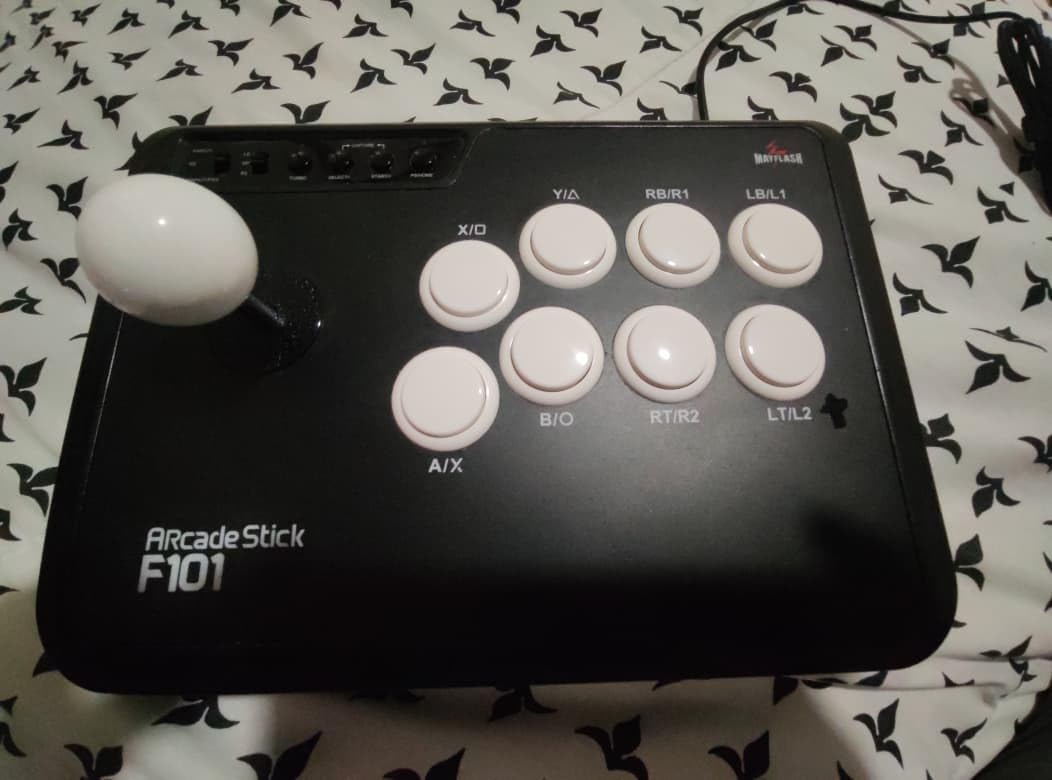 MAYFLASH Arcade Fighting Stick F101 for Switch/Switch 2, PC Windows, PS3, Android, NeoGeo mini, SEGA MEGA DRIVE mini, GENESIS mini customer photo 1