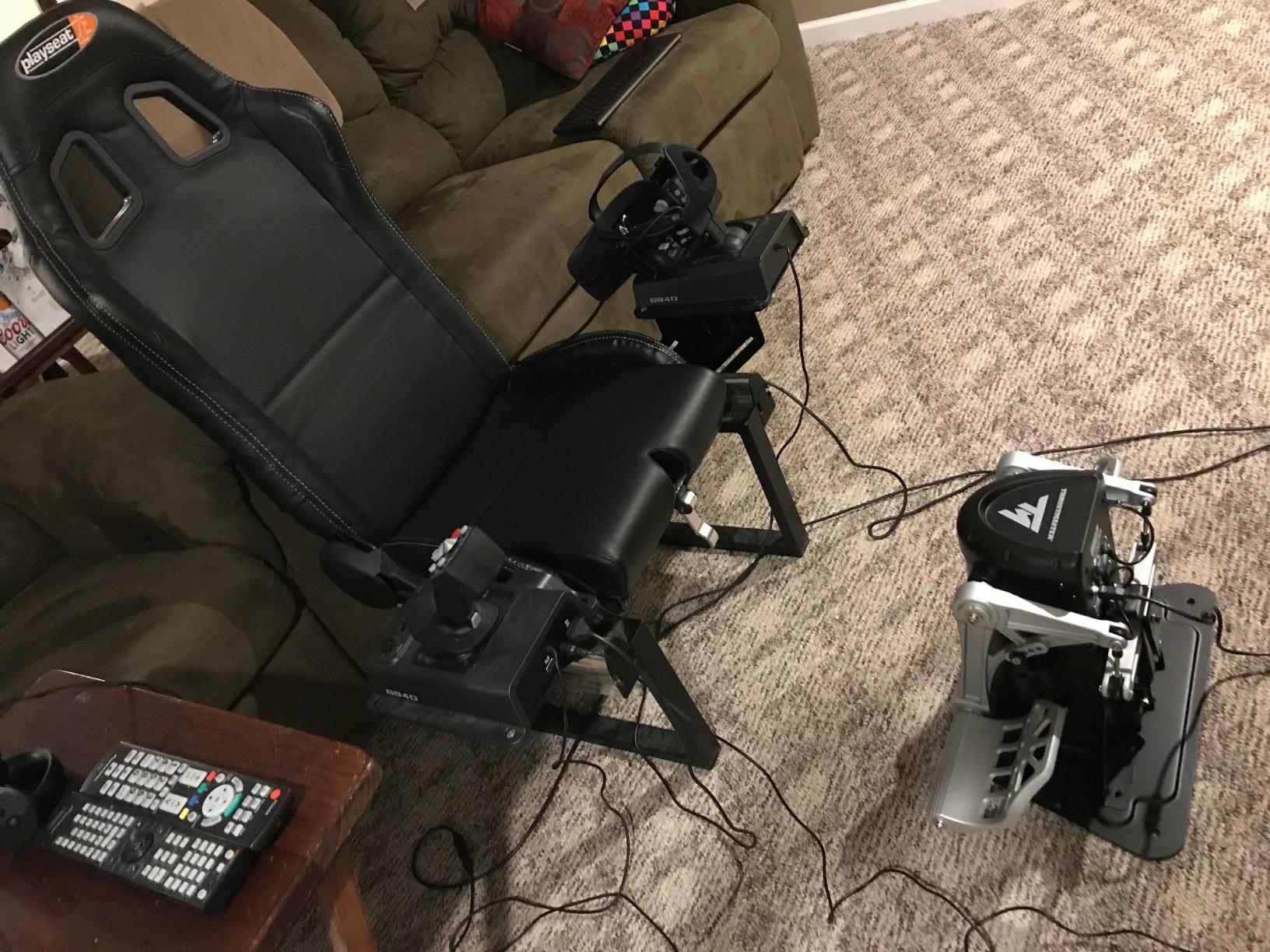 Thrustmaster TPR Pendular Rudder Pedals for PC Flight Simulation Controls customer photo 2