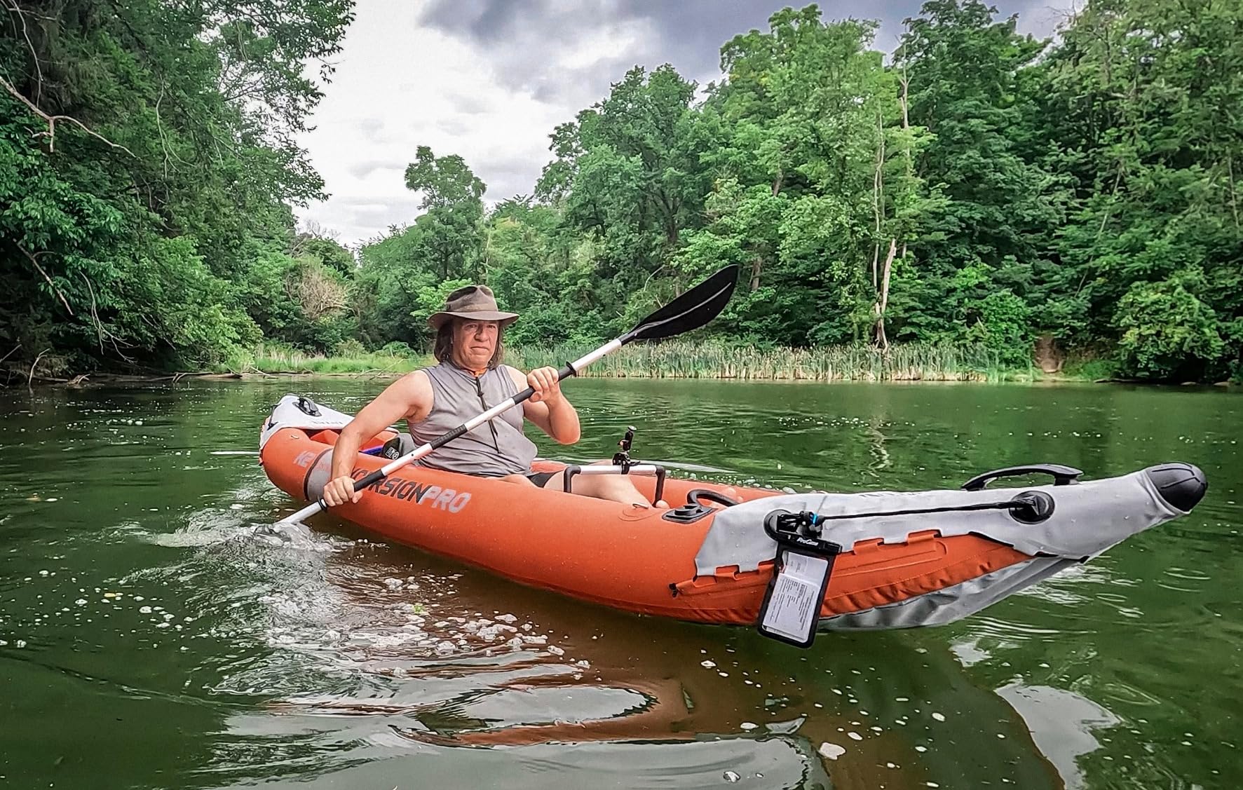 INTEX Excursion Pro K2 Inflatable Kayak 2-Person Set with Paddles & Pump customer photo 1