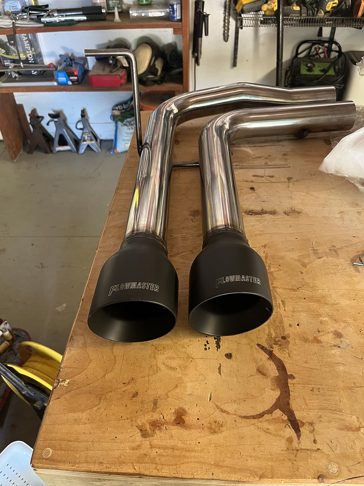 Flowmaster 717787 FlowFX Cat-Back Exhaust Kit Dual 2.5 Inch Stainless Steel 4 Inch Black Ceramic Tips Compatible with 2014-2019 Classic Body Chevy Silverado GMC Sierra 1500 Crew Double Cab 4.3L 5.3L customer photo 2