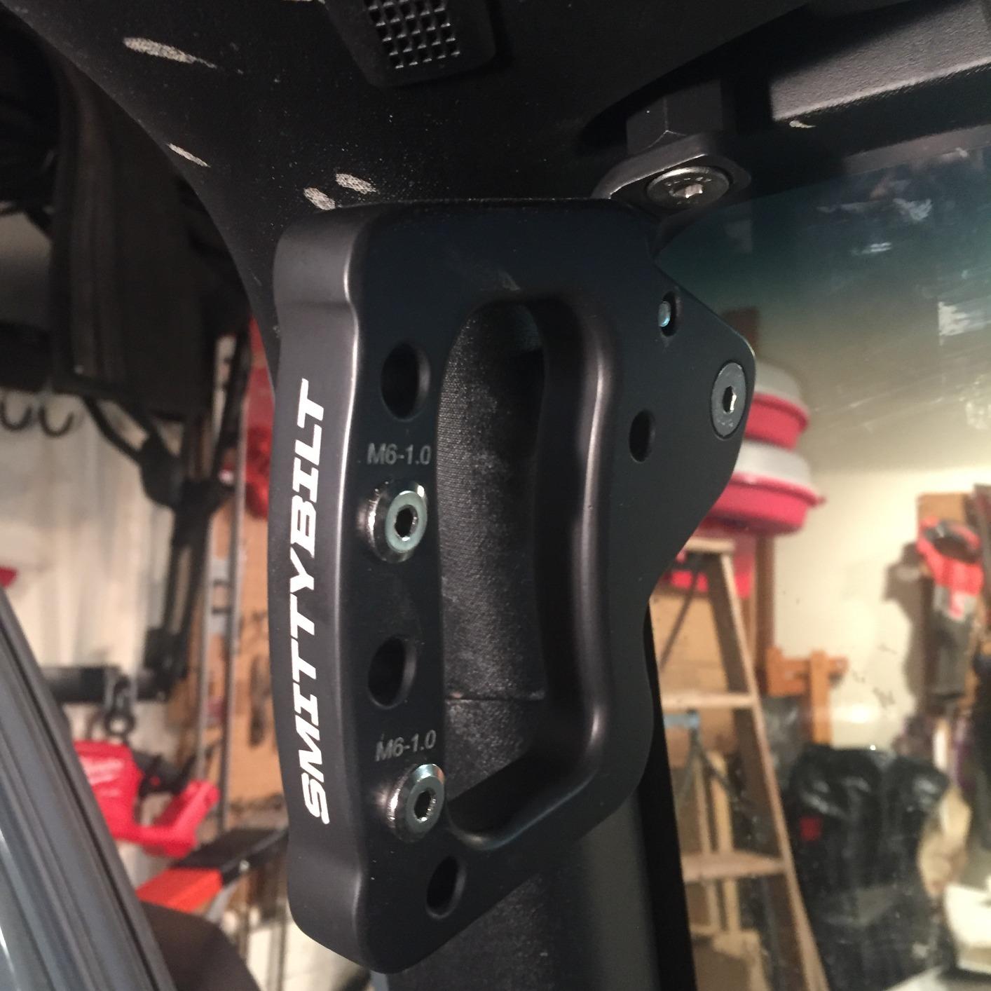 Smittybilt Front Aluminum Grab Handle Pair - Black (07-18 JK/JKU) - SB76931 customer photo 1