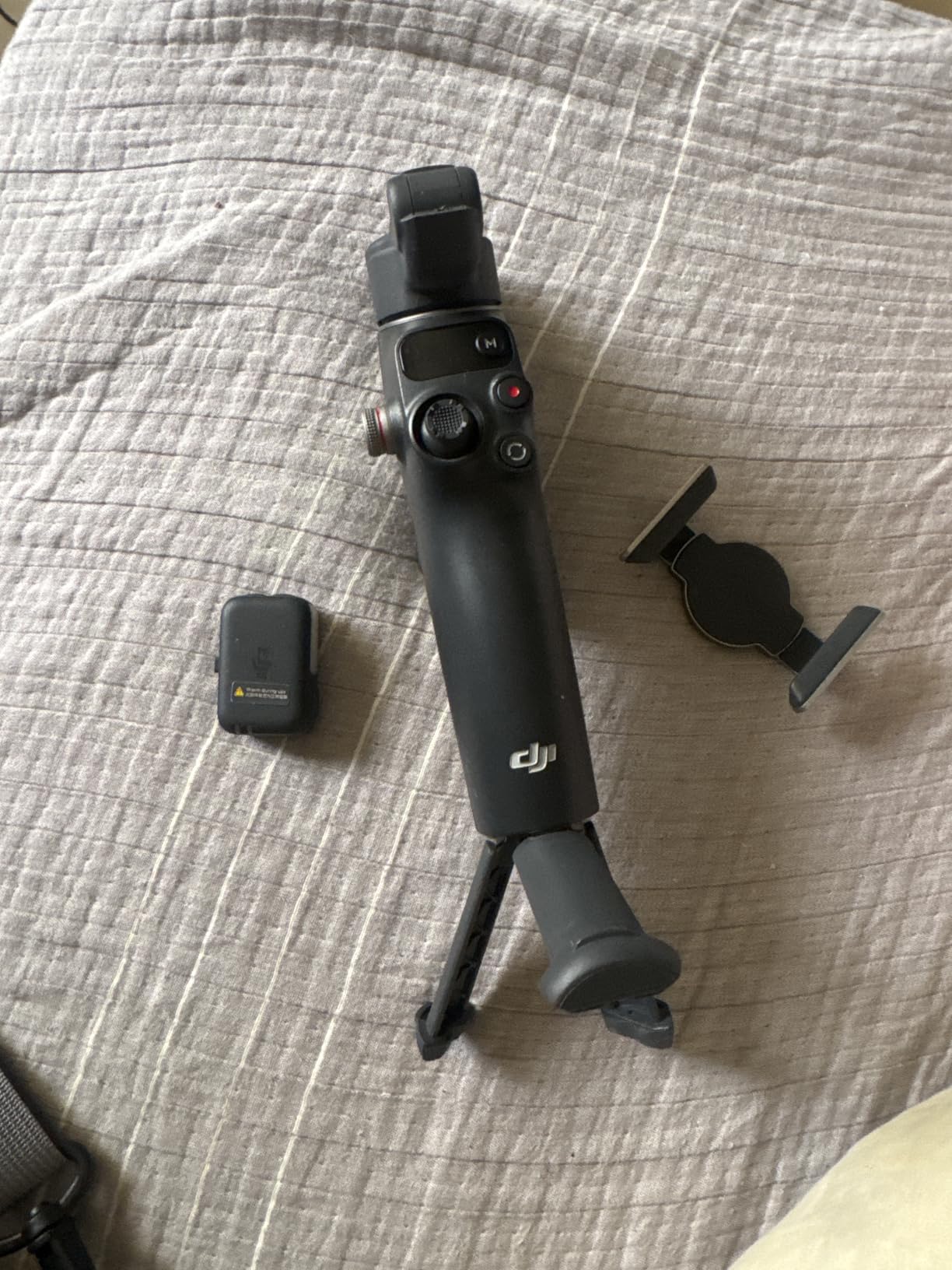 DJI Osmo Mobile 7P Gimbal Stabilizer for iPhone, Android, Native Tracking, Lighting, 3-Axis Phone Gimbal, Quick Launch, One-Tap Edit, Built-in Extension Rod & Tripod, 10hrs Use, Phone Charging customer photo 1