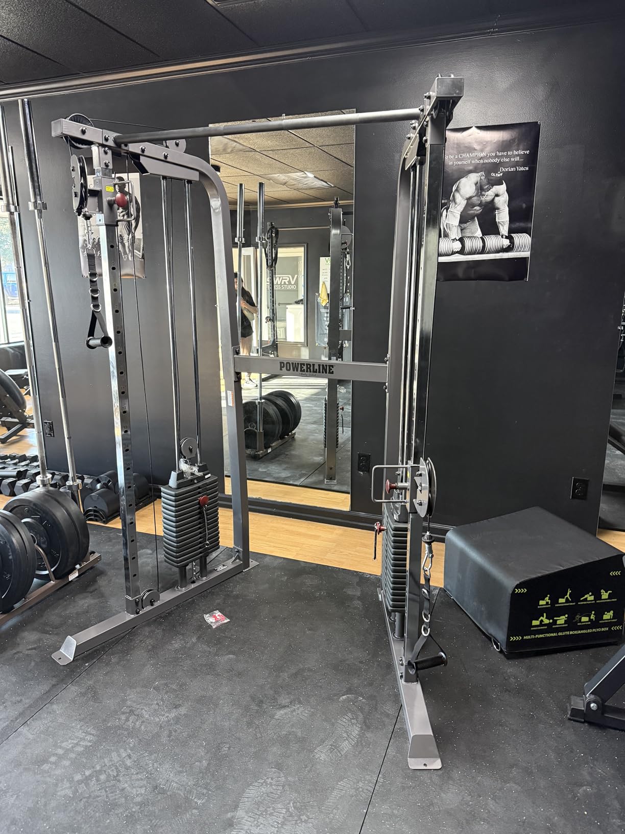 Body-Solid Powerline Cable Crossover Exercise Machine for Home & Commercial Gym, Functional Training Center with Dual Weights Stack for Cable Workout customer photo 1