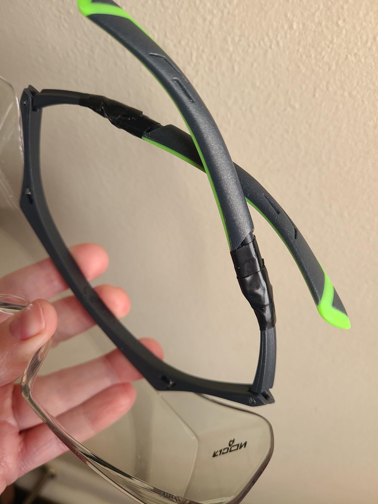 NoCry Safety Glasses Over Eyeglasses for Men and Women with Anti Scratch Lenses and Integrated Side Shields - Adjustable Temples with Anti-Slip Tips - 100% UV Protective Eyewear - ANSI Z87 Certified customer photo 3