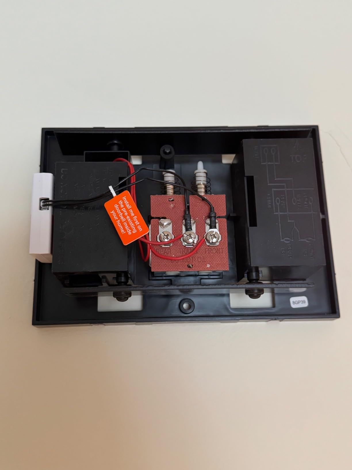 Like-New Ring Wired Doorbell Plus - Upgraded, with added security features and a sleek design (existing doorbell wiring required) customer photo 1
