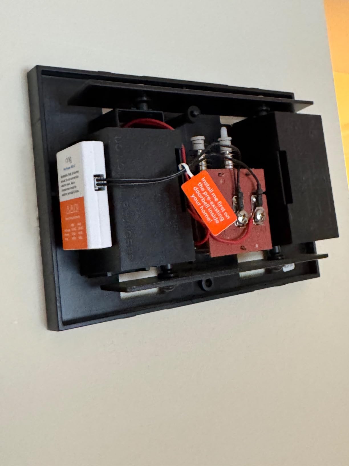 Like-New Ring Wired Doorbell Plus - Upgraded, with added security features and a sleek design (existing doorbell wiring required) customer photo 2