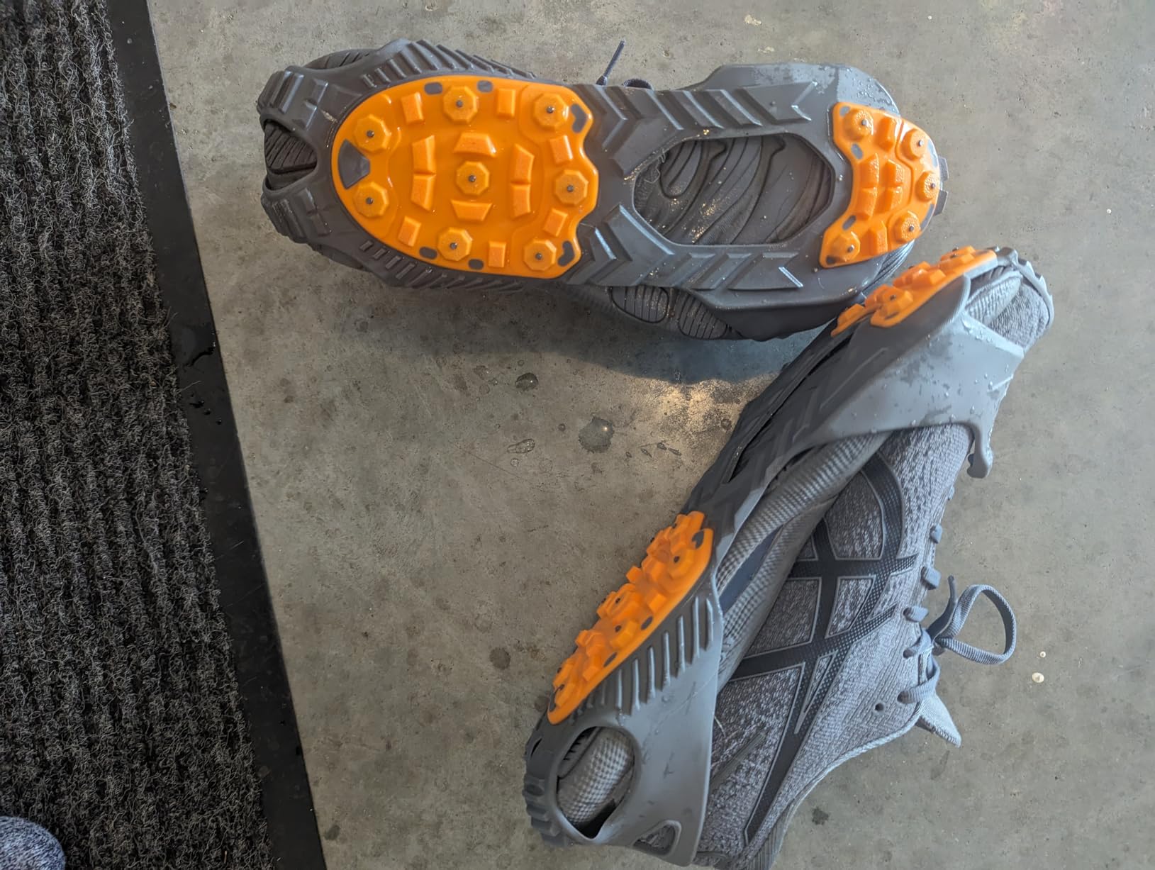 Winter Walking Low-Pro Ice Cleat, Heavy-Duty Industrial Grade Traction Aid for Walking on Snow and Ice (1 Pair) customer photo 1