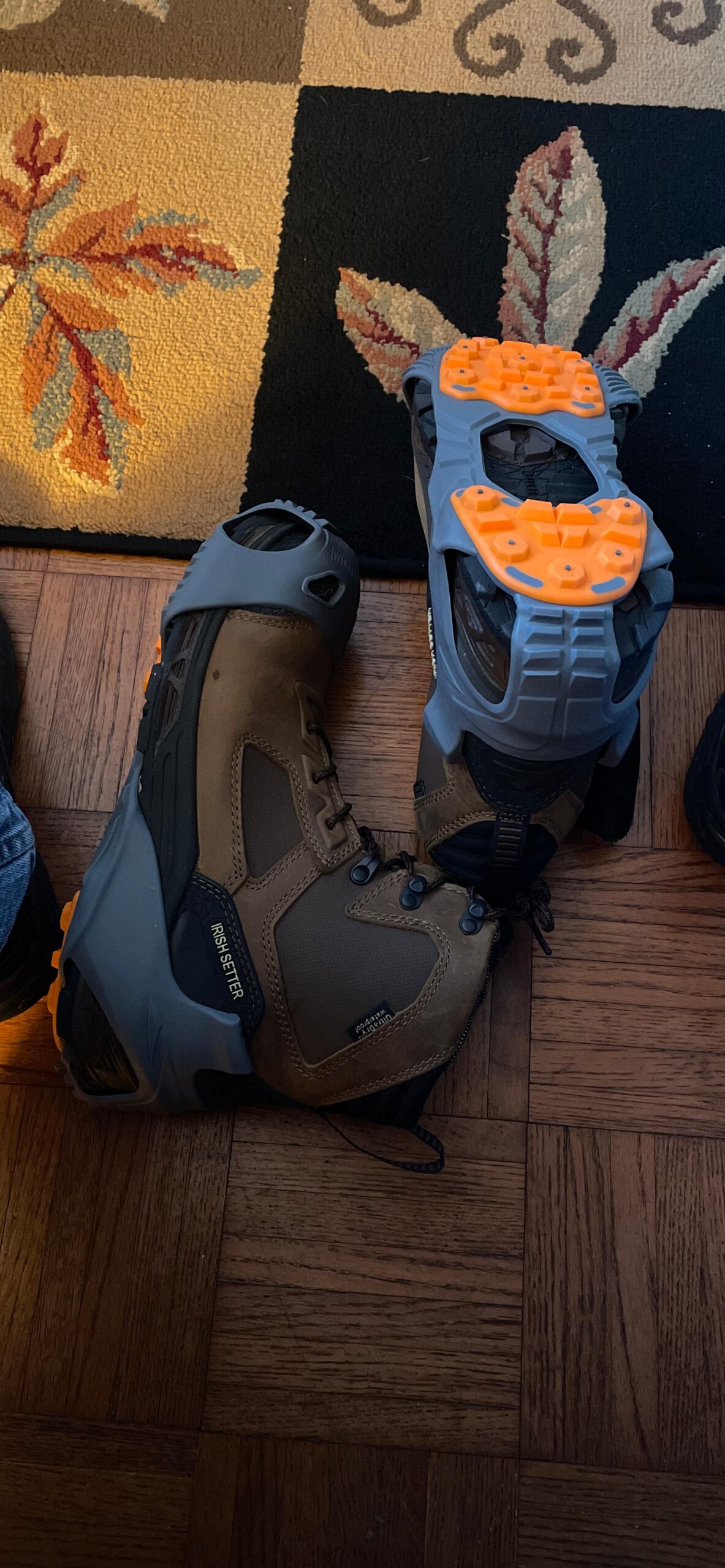 Winter Walking Low-Pro Ice Cleat, Heavy-Duty Industrial Grade Traction Aid for Walking on Snow and Ice (1 Pair) customer photo 2
