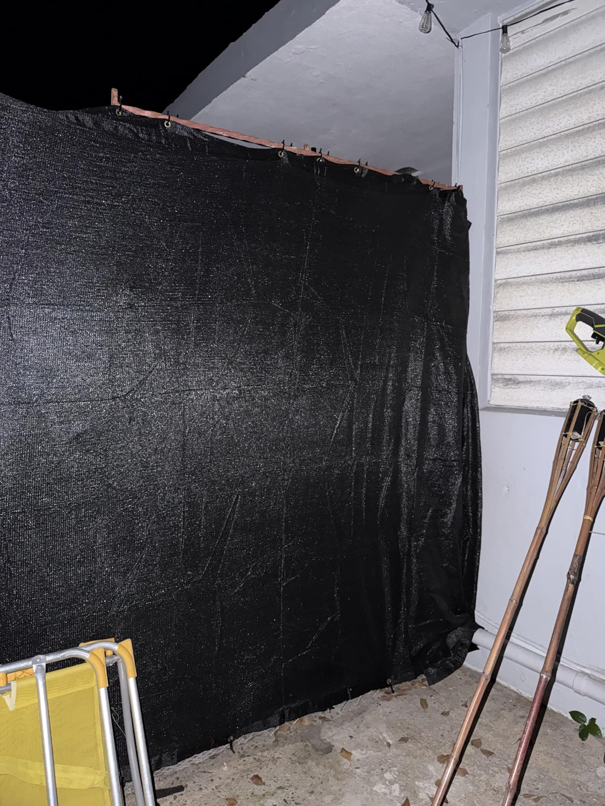 UPGRADE Privacy Screen 6' x 50' Fence Commercial Shade Cover with Brass Grommets Heavy Duty Perfect for Outdoor Back Yard, Black customer photo 1