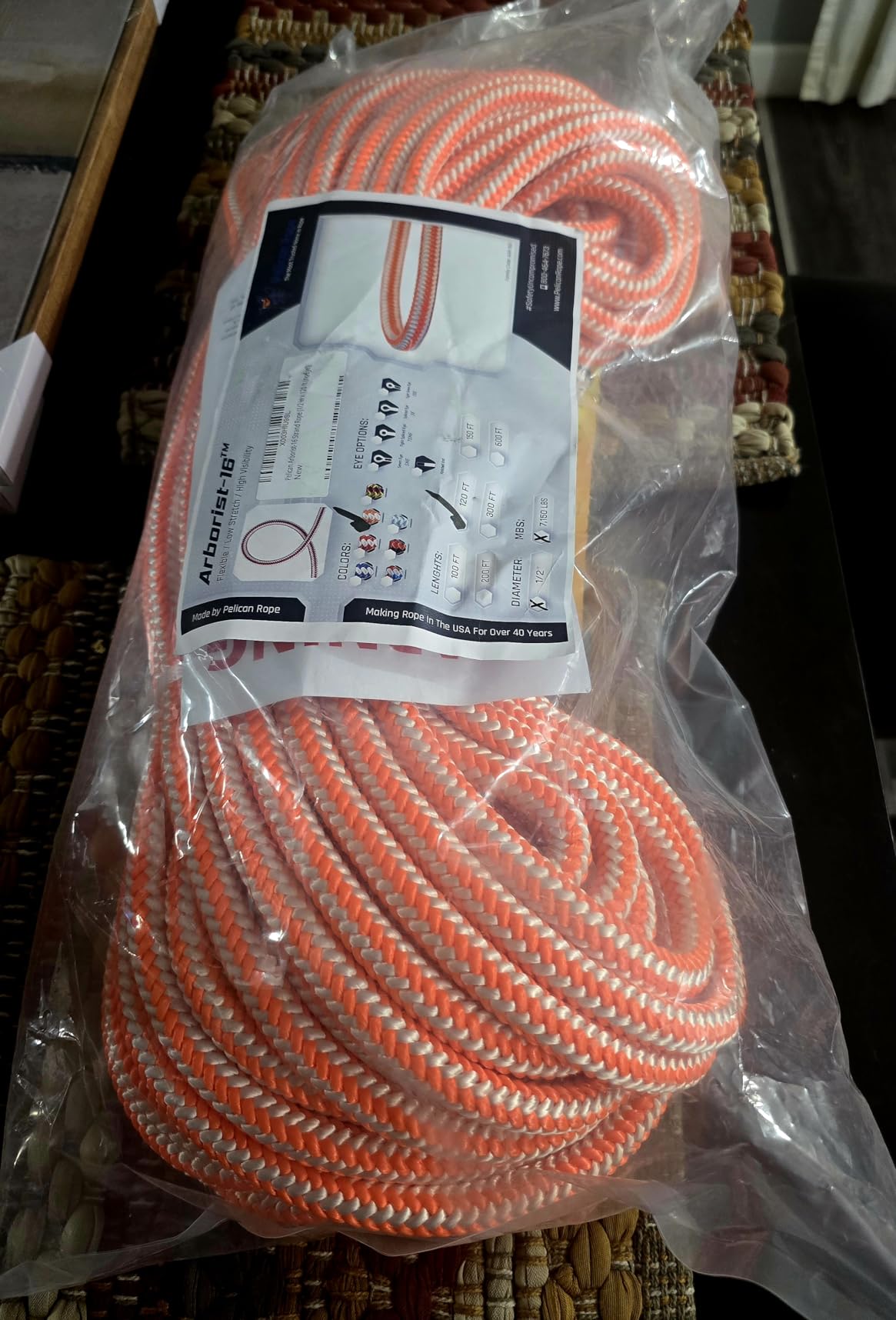 Pelican Rope Arborist-16 Strand Rope (1/2 in x 120 ft) customer photo 1