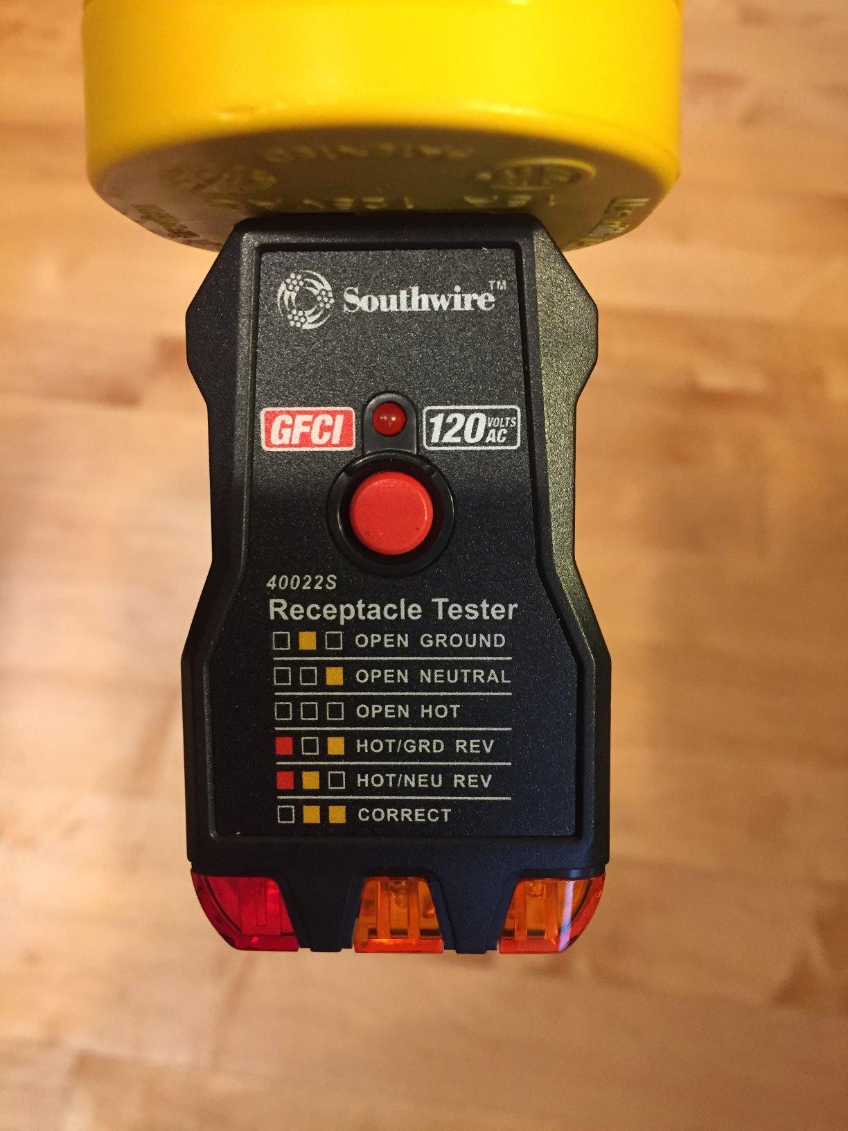 Southwire GFCI Receptacle Tester - Push-Button Outlet Tester for Fast & Accurate Wiring Checks - Compact & Durable Housing - 7 Test Functions customer photo 2