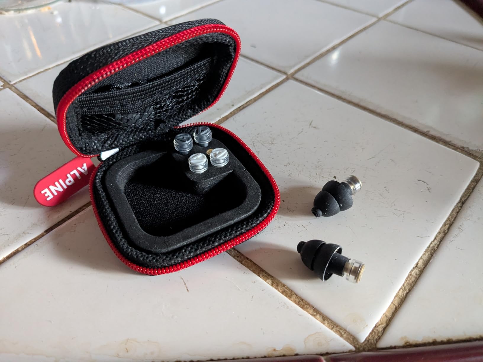 Alpine MusicSafe Pro - High Fidelity Earplugs for Musicians - 3 Interchangeable Premium Filter Sets: 16, 19 & 22 dB - Professional Musician Hearing Protection - Black customer photo 1