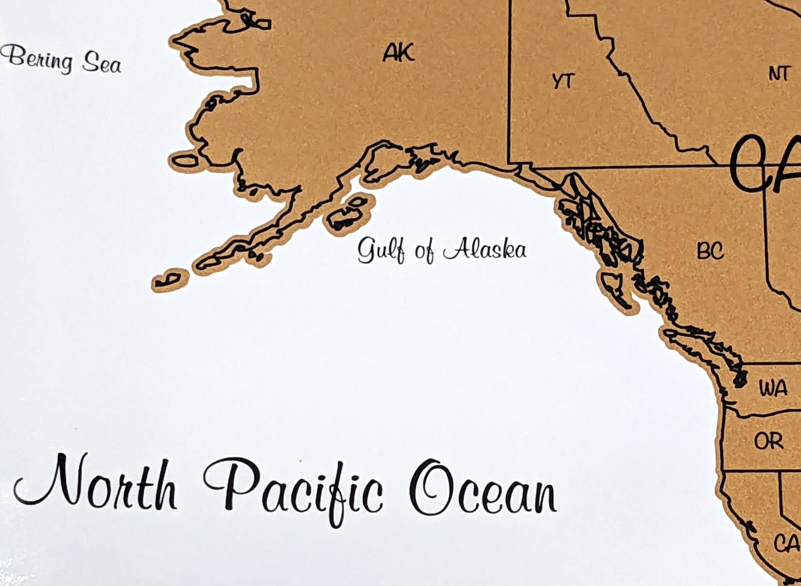 Scratch Off Map of The World | Deluxe Watercolor Wanderlust Edition | XL Size 36
