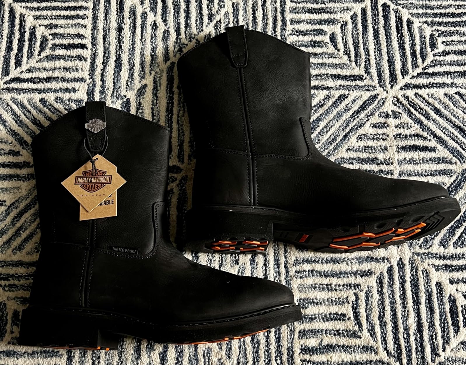 Harley-Davidson Men's Altman Composite Toe Waterproof Motorcycle Work Boots customer photo 1