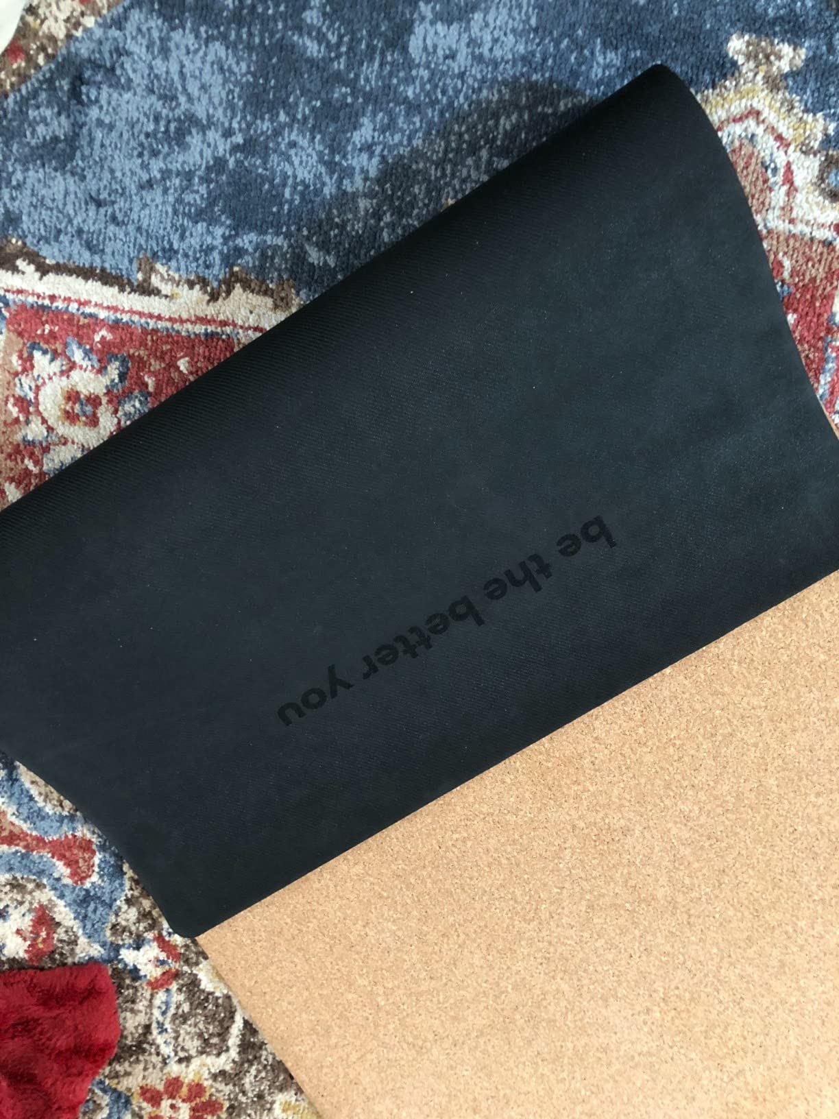 Luxury Cork Yoga Mat - Non Slip, Extra Thick Grip. Thicker, Longer, and Wider for More Comfort and Support. Tough Enough For Hot Yoga. Natural, Non Toxic customer photo 2