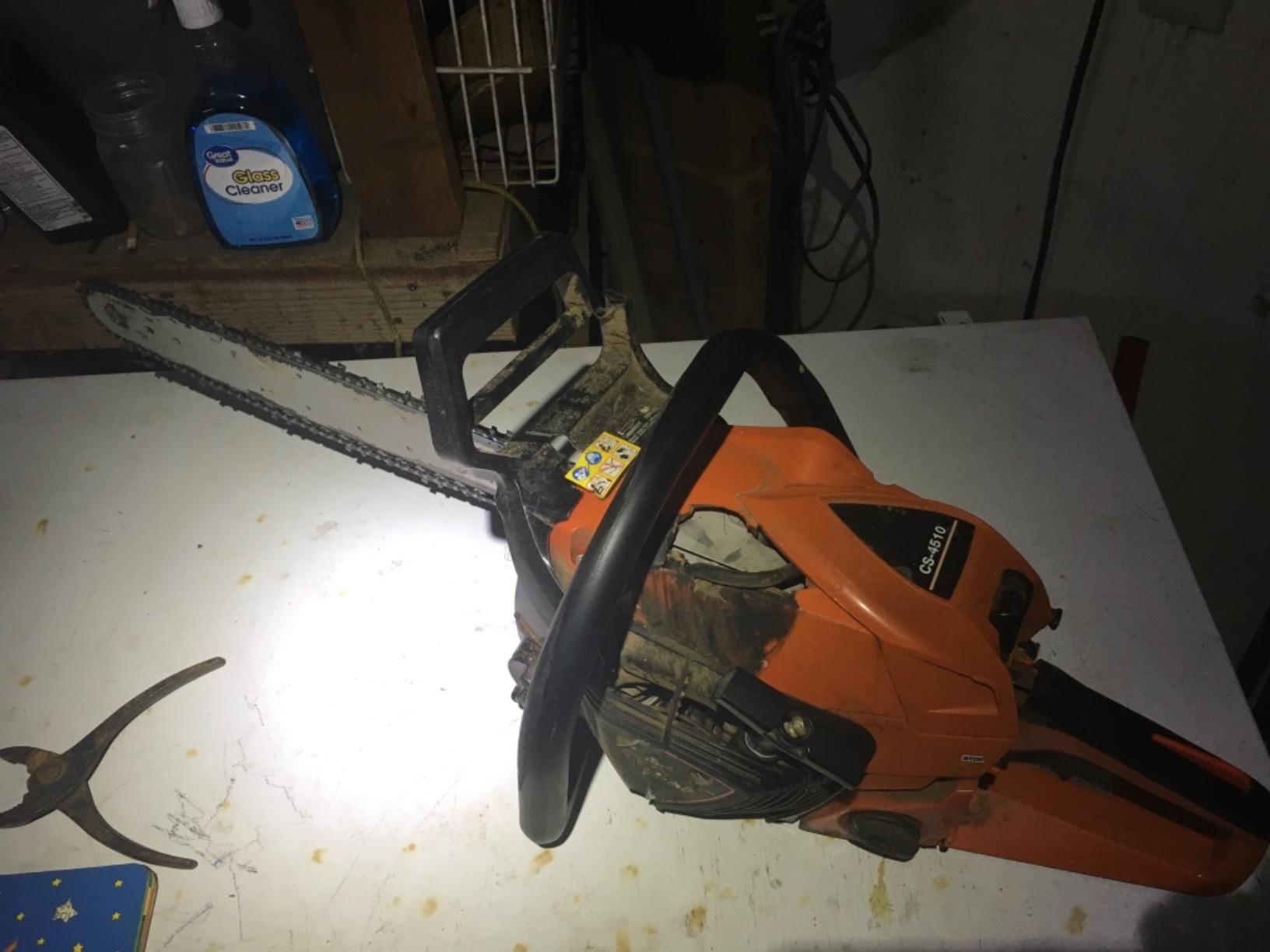 ECHO 18 in. 45.0 cc Gas 2-Stroke Rear Handle Chainsaw CS-4510-18 customer photo 1