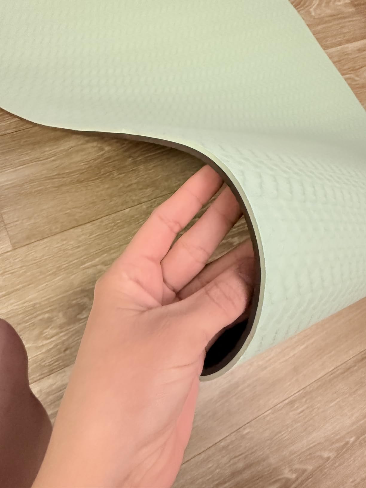 Gruper Yoga Mat Non Slip, Eco Friendly Fitness Exercise Mat with Carrying Strap customer photo 2