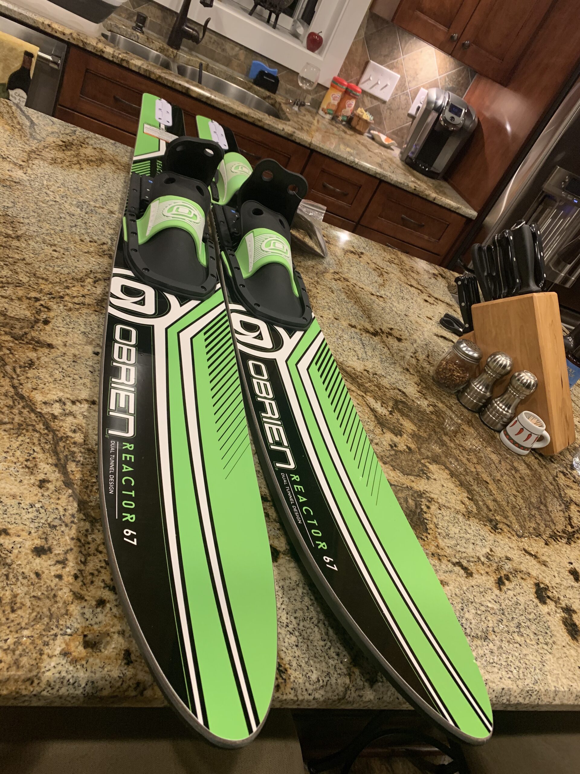 O'Brien Reactor Combo Water Skis, 67