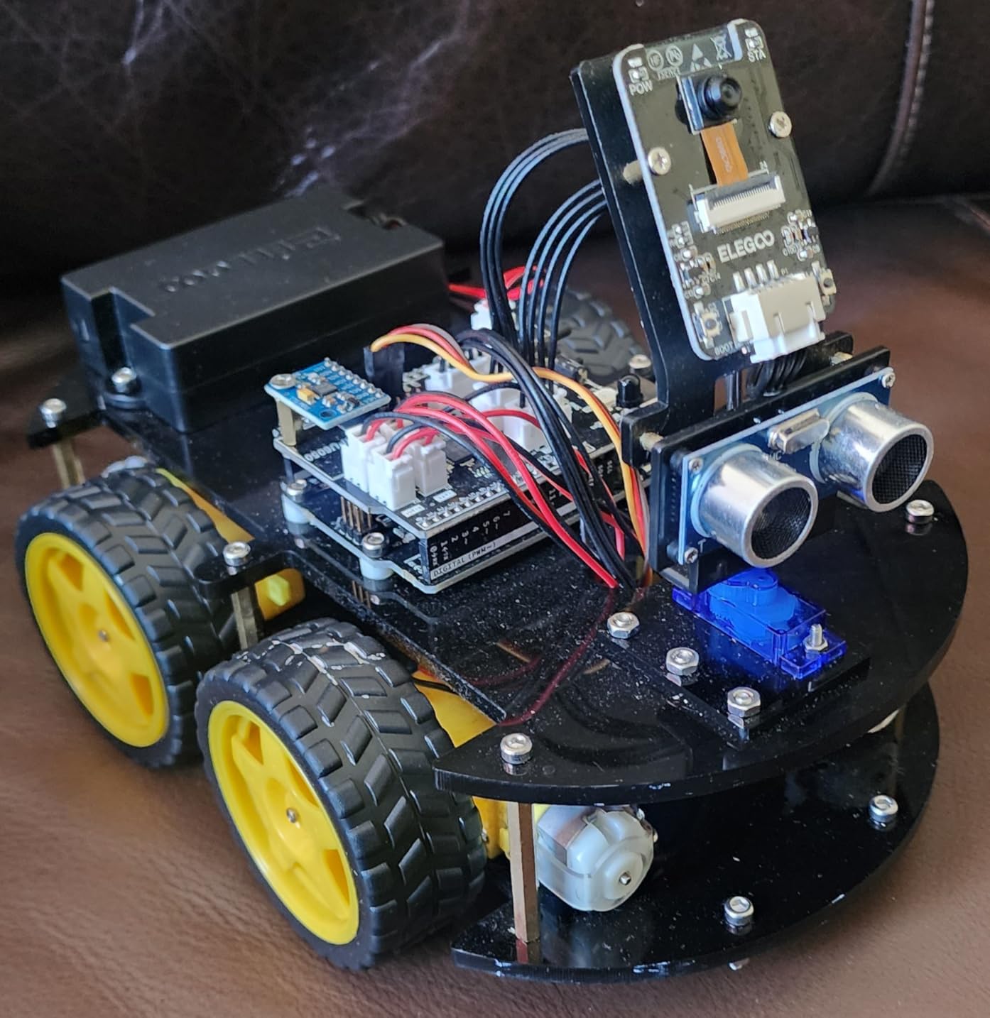ELEGOO UNO R3 Smart Robot Car Kit V4 for Arduino Robotics for Kids Ages 8-12 12-16 STEM Science Kits Coding Gifts customer photo 2