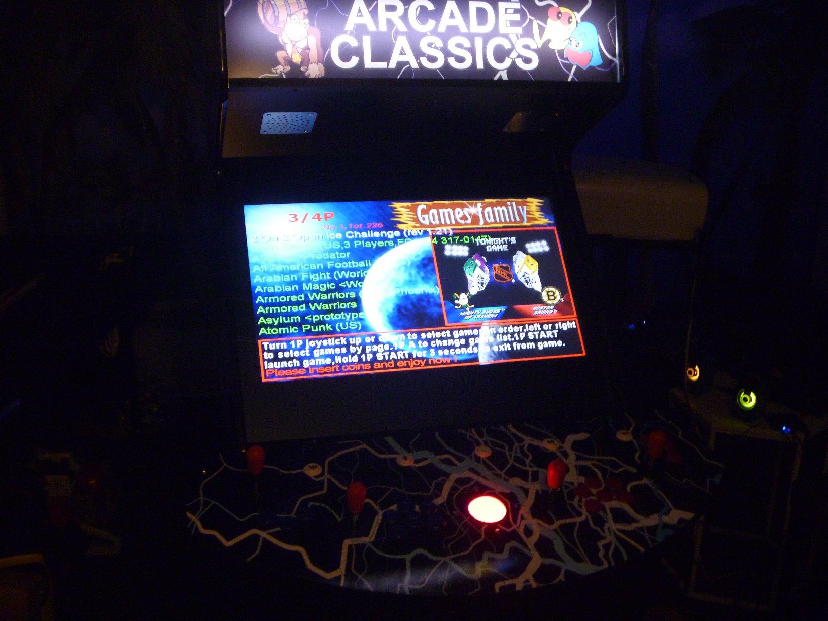 Creative Arcades Full Size Stand-Up Commercial Grade Arcade Machine | 4 Player | 3500 Games | 32