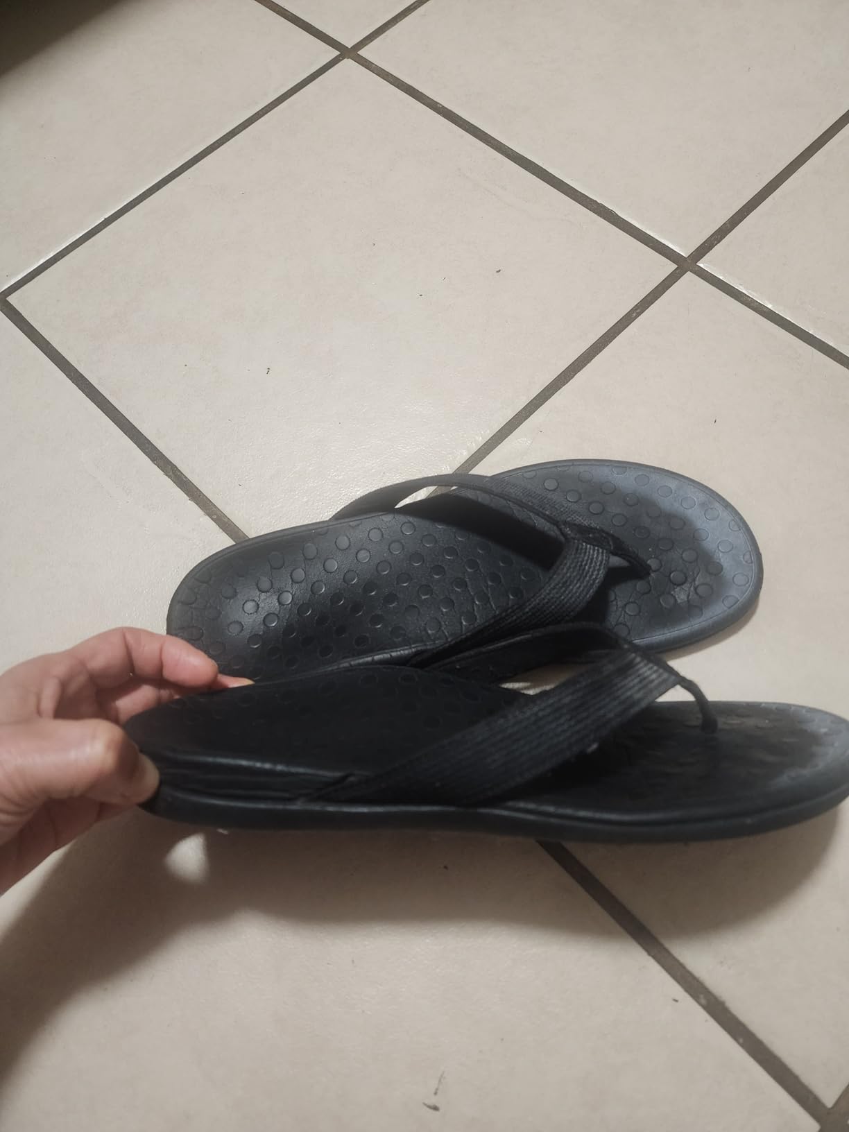 LLSOARSS Plantar Fasciitis Feet Sandal with Arch Support - Best Orthotic Flip Flops for Flat Feet, Heel Pain customer photo 2
