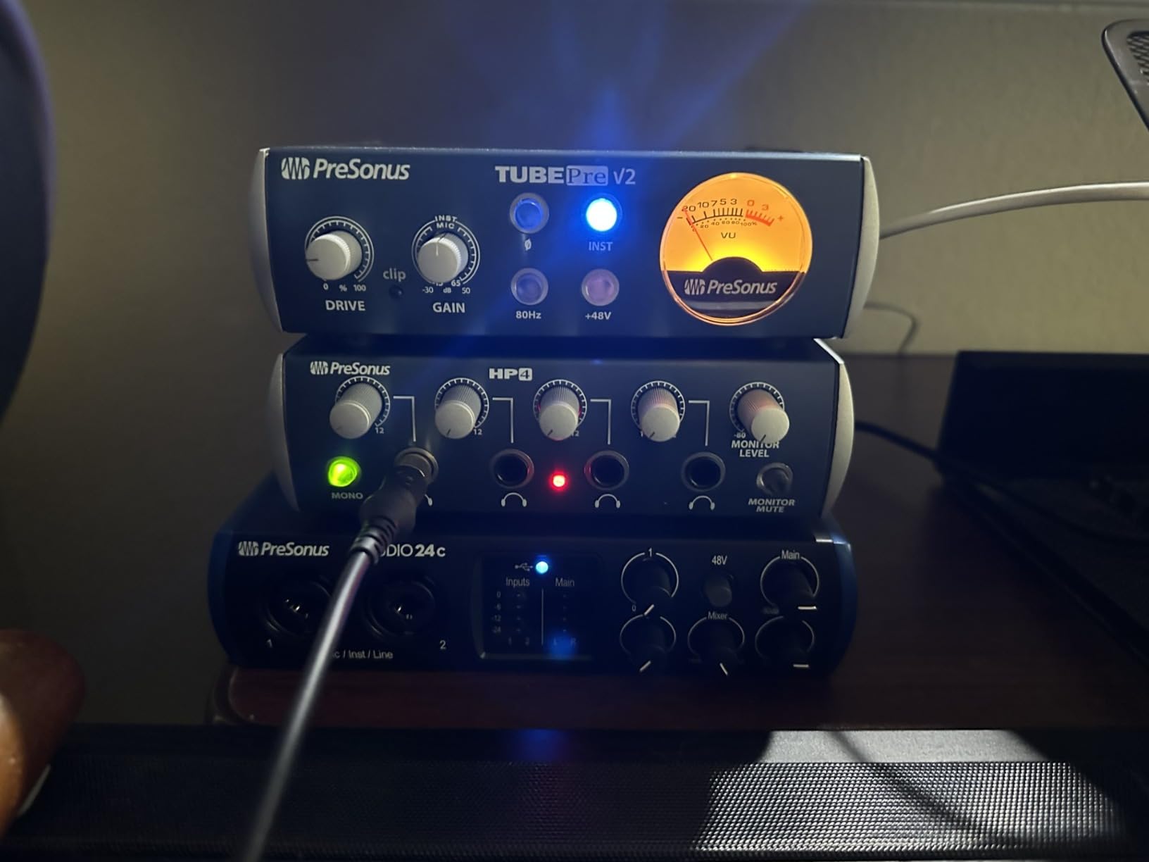 PreSonus Studio 24c 2x2, 192 kHz, USB Audio Interface with Studio One DAW Recording Software customer photo 2