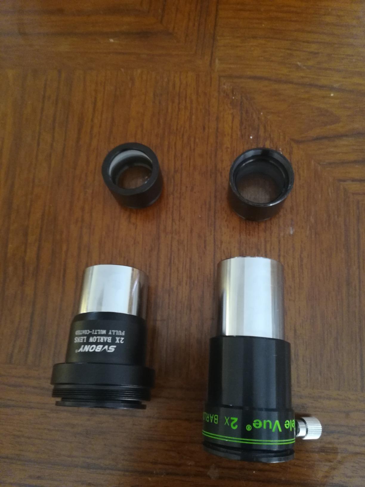 SVBONY 3X Barlow Lens, Fully-Multi Coated Achromatic Barlow Lens, 1.25 inch Telescope Accessories for Astronomical Visual and Photography customer photo 1