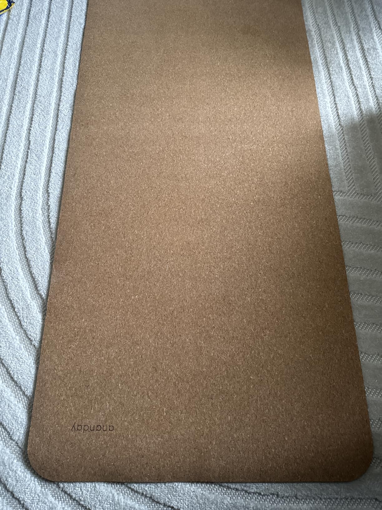 Ananday Premium Cork Yoga Mat - Sustainable, Non-Toxic & PVC-Free, Non-Slip, Perfect for Hot Yoga, Pilates & Exercise - Cushioned for Superior Comfort customer photo 1