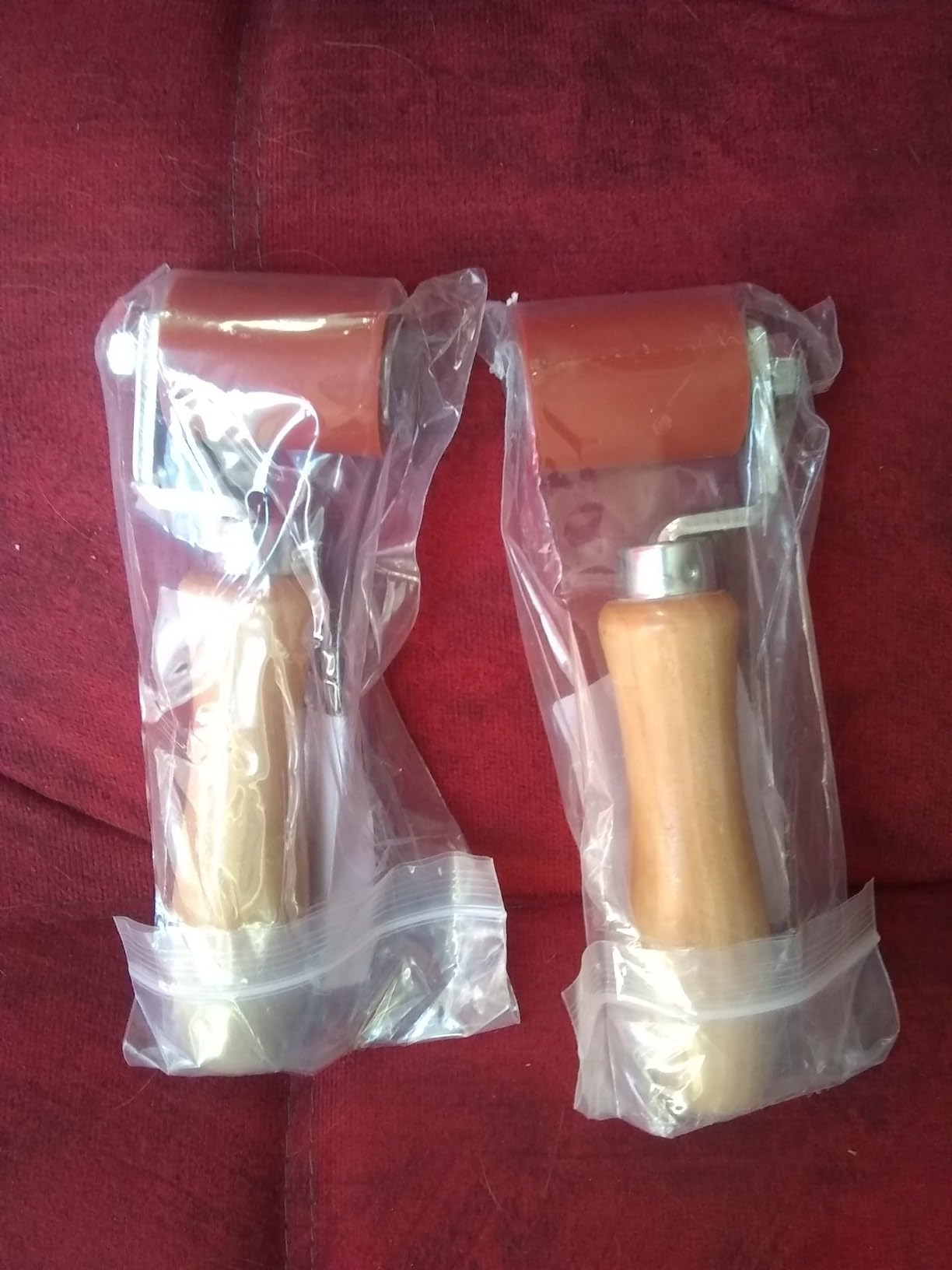 1-3/4 Inch Professional Heavy Duty 45mm Silicone Seam Roller for PVC/TPO/EPDM Roofing Vinyl Decking Membrane and Tarpaulin Banner Welding, Automotive Audio Sound Deadening Silicone Hand Roller(1) customer photo 1