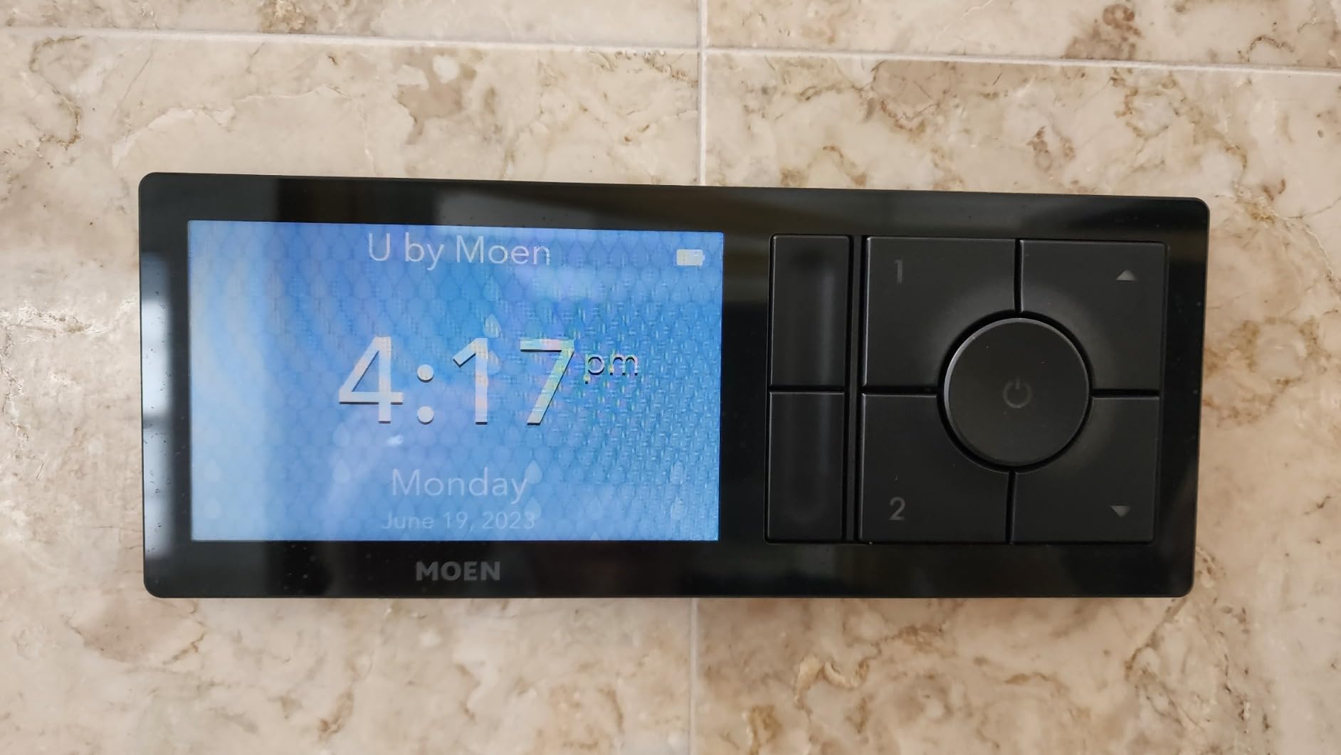 Moen Matte Black Smart Shower 2-Outlet Digital Water System Controller for Thermostatic Shower Valve, TS3302BL customer photo 1