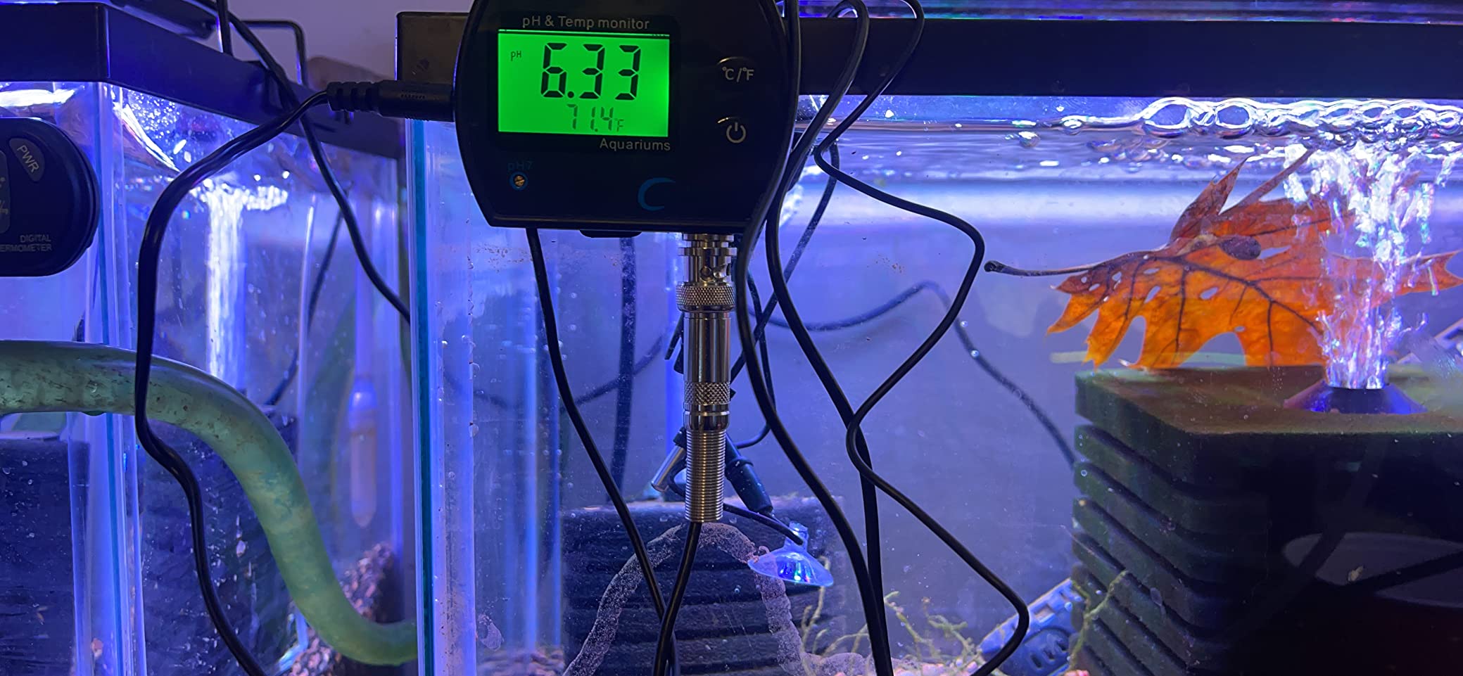 2-in-1 Combo pH & Temperature Meter Water Quality Tester Replaceable BNC pH Electrode for Aquariums Hydroponics Tanks Aquaculture Laboratory customer photo 1