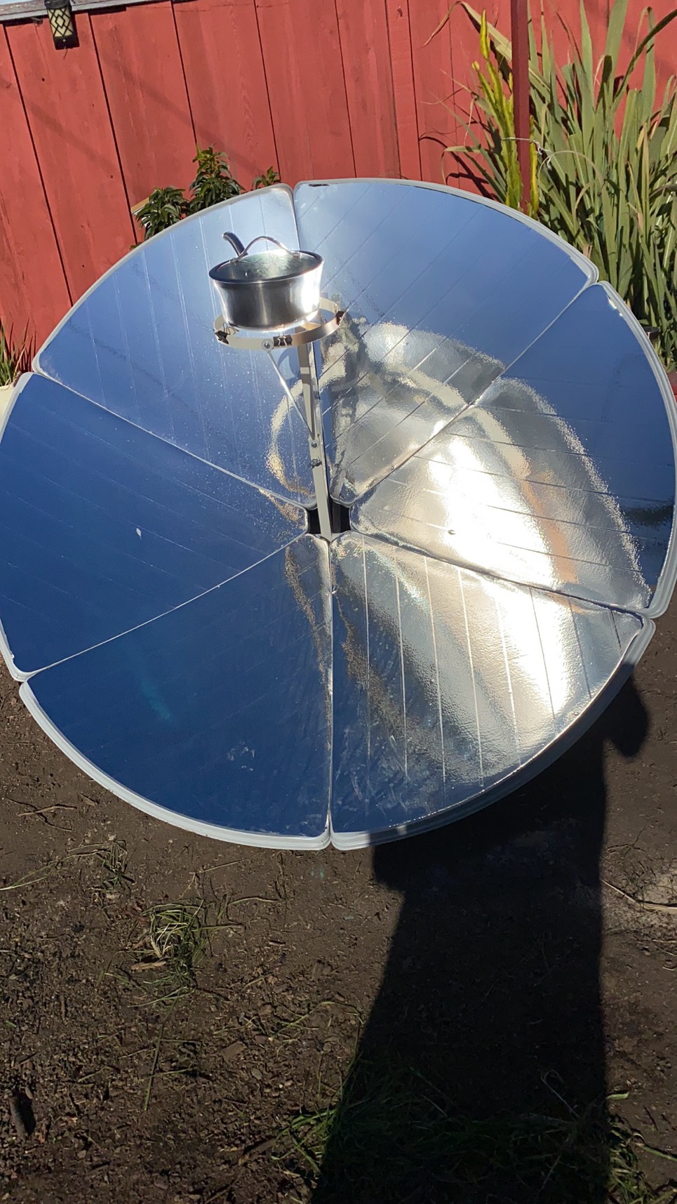 Portable Solar Cooker, 1800W 1.5m Diameter Camping Outdoor Solar Cooker customer photo 1