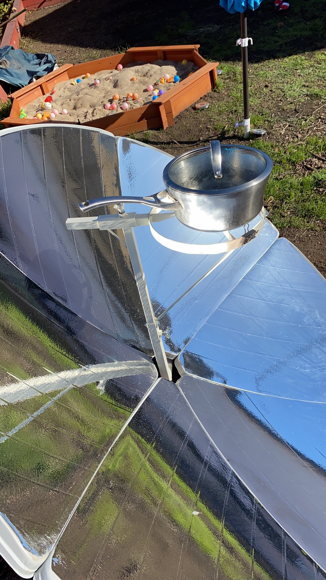 Portable Solar Cooker, 1800W 1.5m Diameter Camping Outdoor Solar Cooker customer photo 2