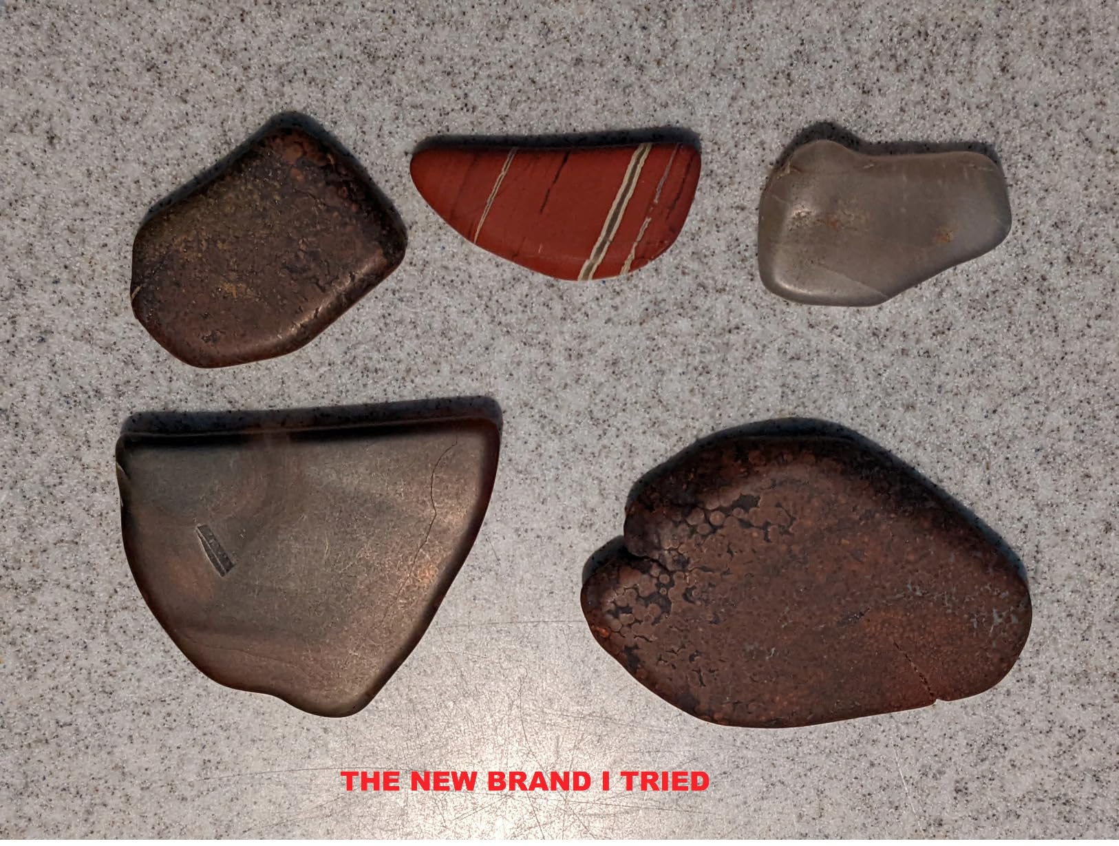 Polly Plastics Rock Tumbler Grit Refill, Final Polish 1200 Fine Aluminum Oxide, Stage 4 for Tumbling Stones (2 Pack) (1 lb.) customer photo 1