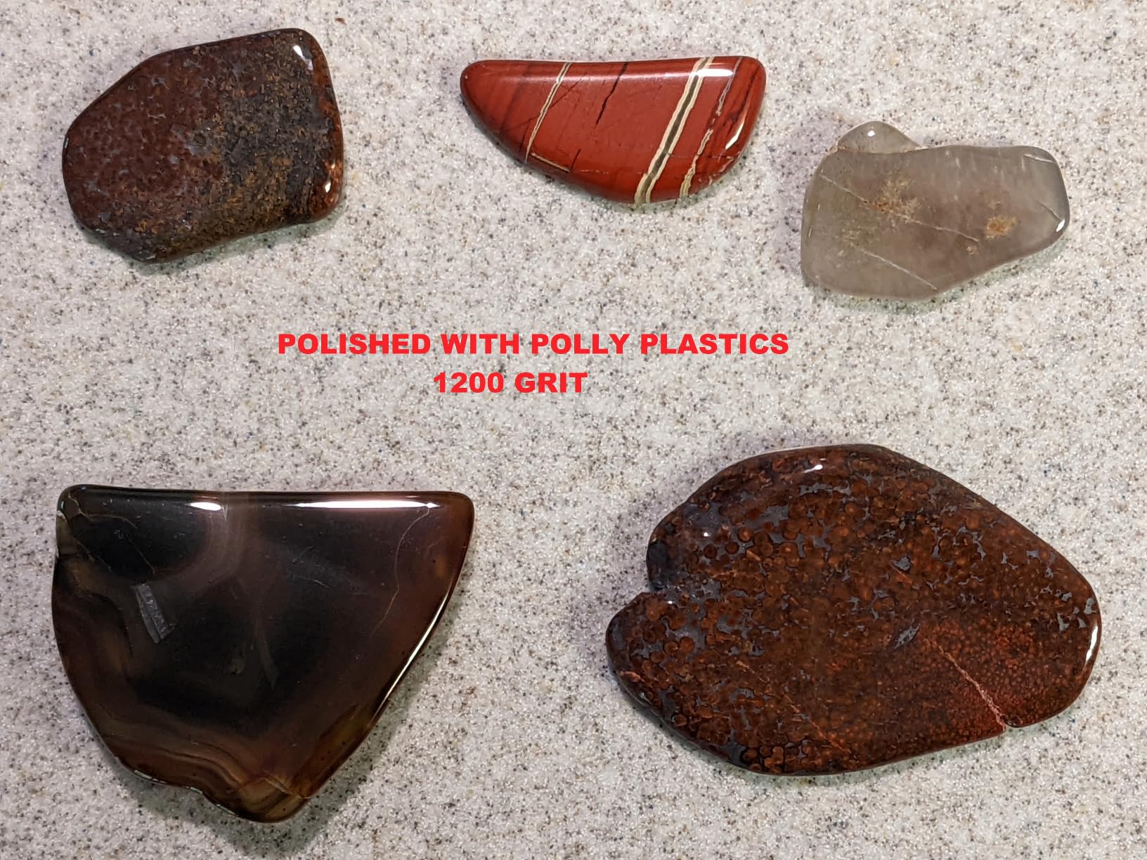 Polly Plastics Rock Tumbler Grit Refill, Final Polish 1200 Fine Aluminum Oxide, Stage 4 for Tumbling Stones (2 Pack) (1 lb.) customer photo 2