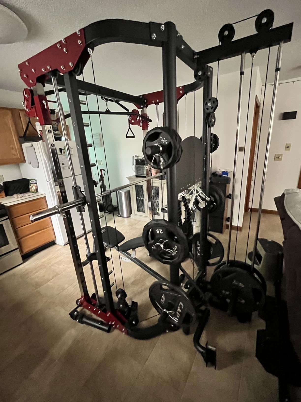 XMARK BLACK DIAMOND Olympic Weight Plates, Barbell Weights customer photo 1