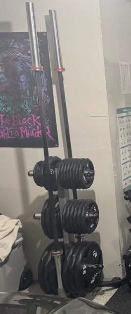 XMARK BLACK DIAMOND Olympic Weight Plates, Barbell Weights customer photo 2