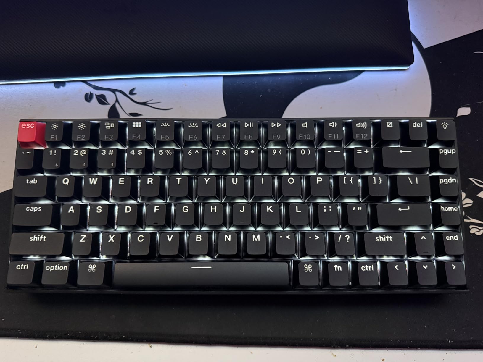 Keychron K2 75% Layout Bluetooth Wireless Mechanical Keyboard Super Switch/White LED Backlit/USB C/Anti Ghosting/N-Key Rollover, 84 Keys Gaming Keyboard for Mac Windows - Version 2 customer photo 2