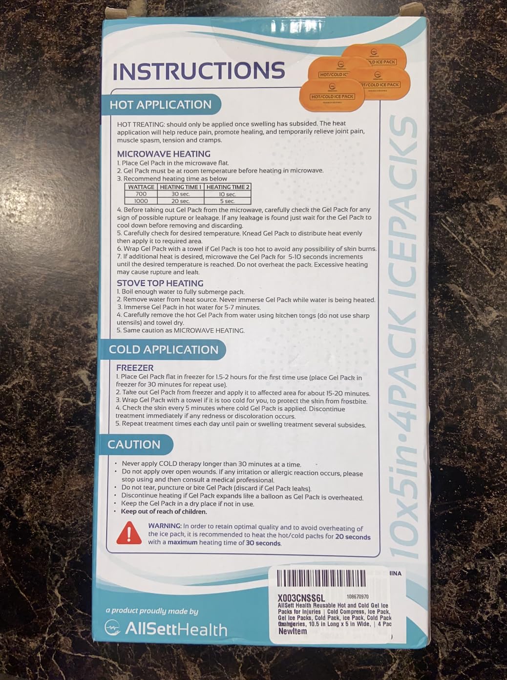 Reusable Hot and Cold Gel Ice Packs for Injuries - Gel Cold Packs for Injuries - Multiple Shapes and Sizes 7 Variety Pack customer photo 2